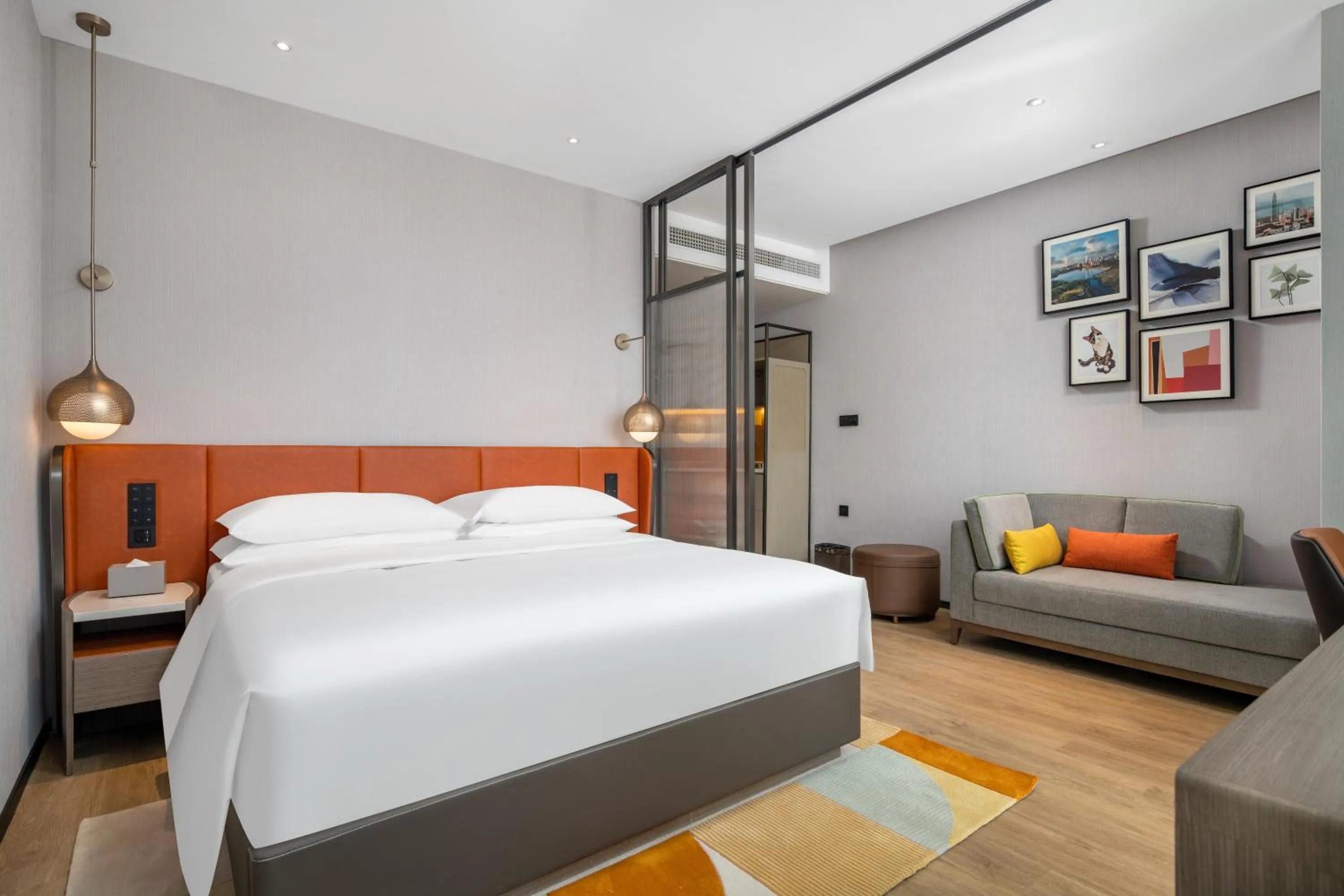 Bed in Home2 Suites by Hilton Shenzhen Nanshan Science & Technology Park