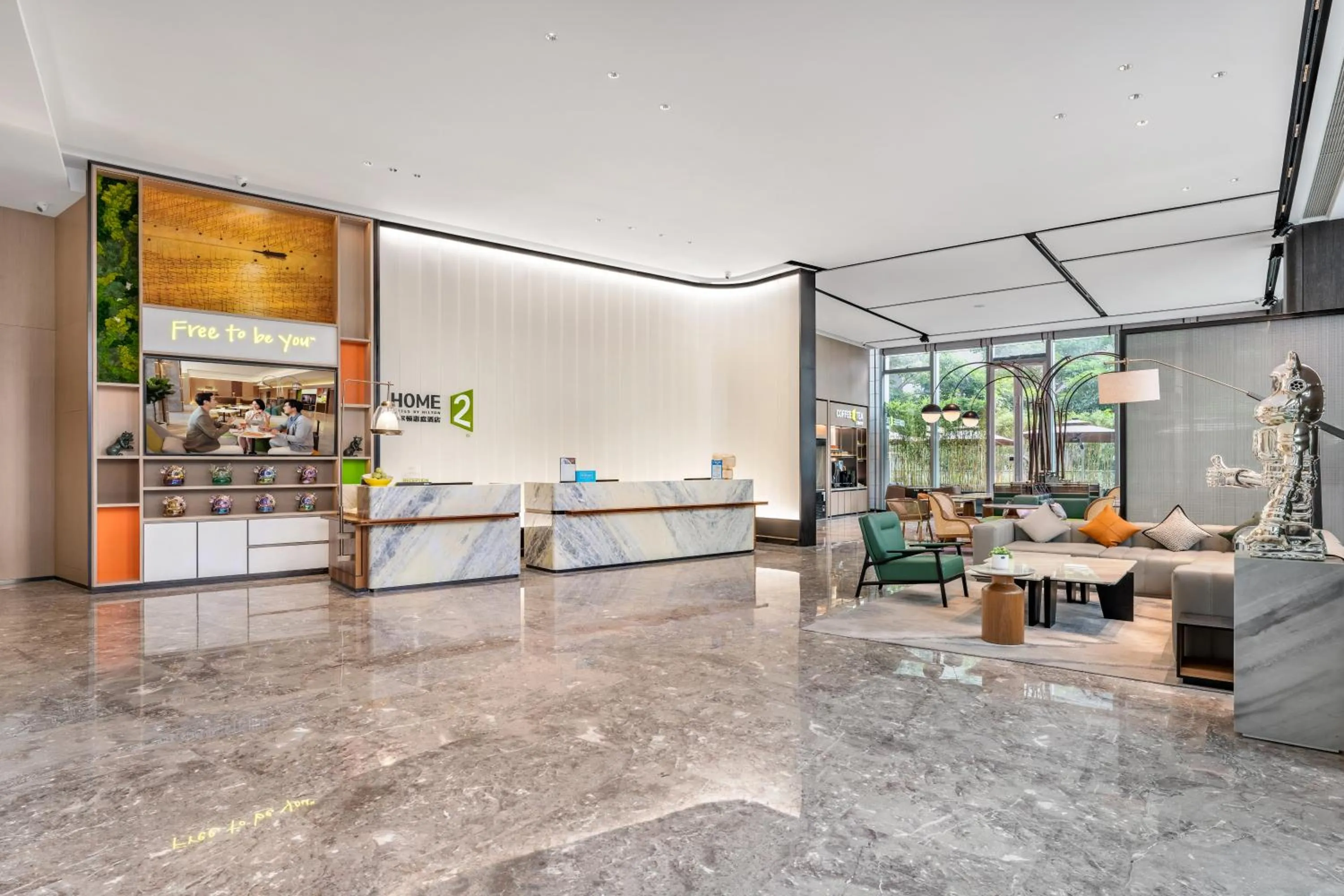 Lobby or reception in Home2 Suites by Hilton Shenzhen Nanshan Science & Technology Park