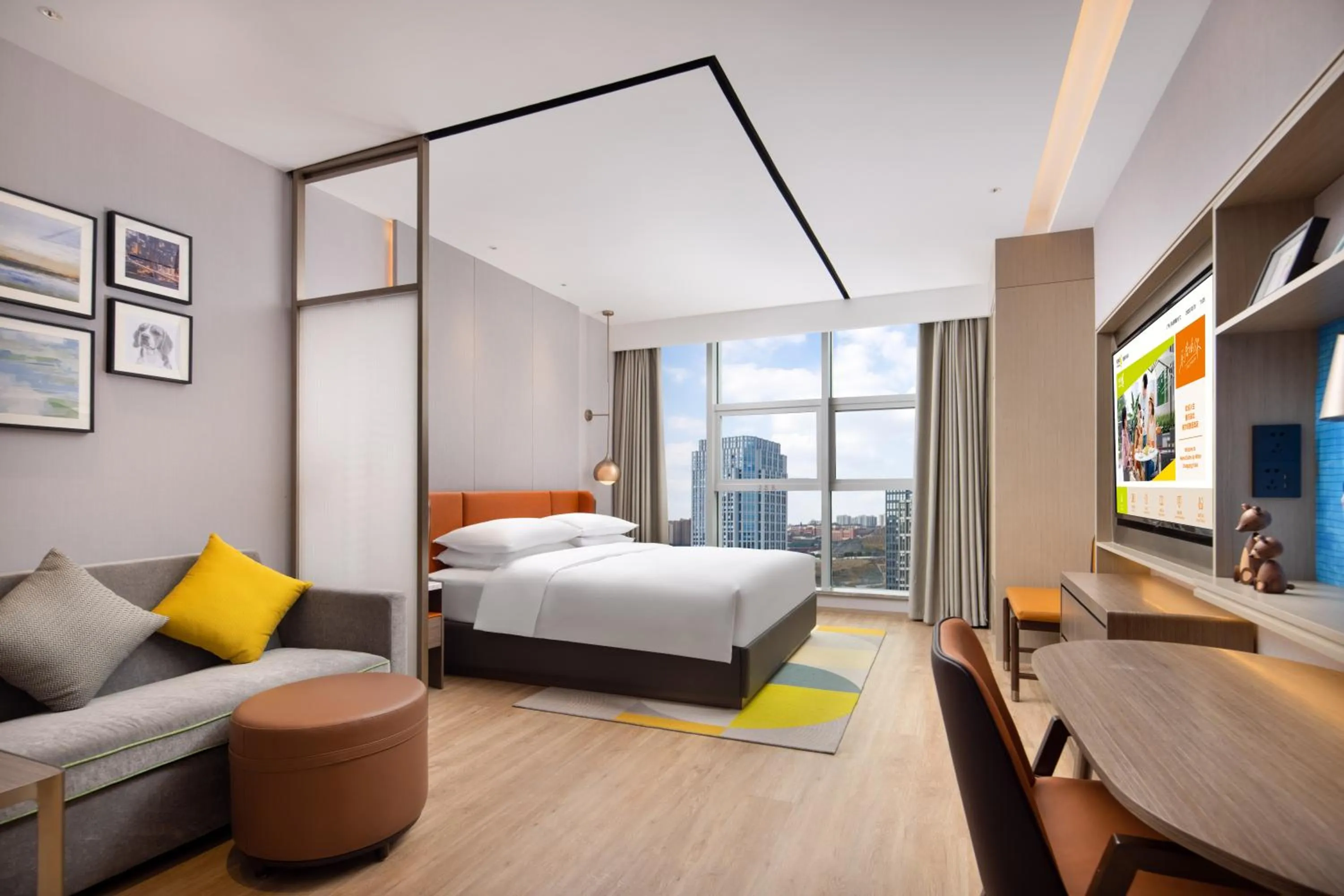 Bedroom in Home2 Suites By Hilton Wuhan Xudong
