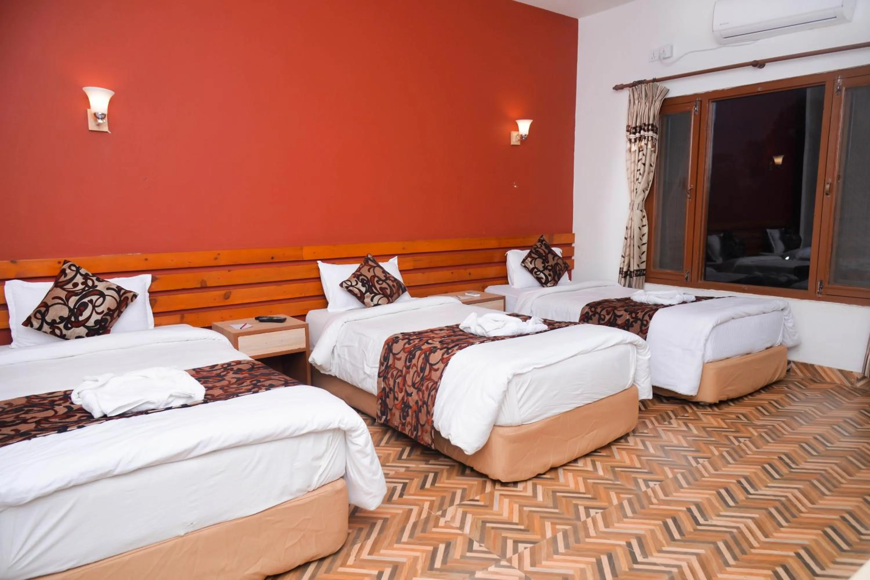 Photo of the whole room, Bed in Sauraha Holiday Home Riverside by managed Hotel Surya Adventure