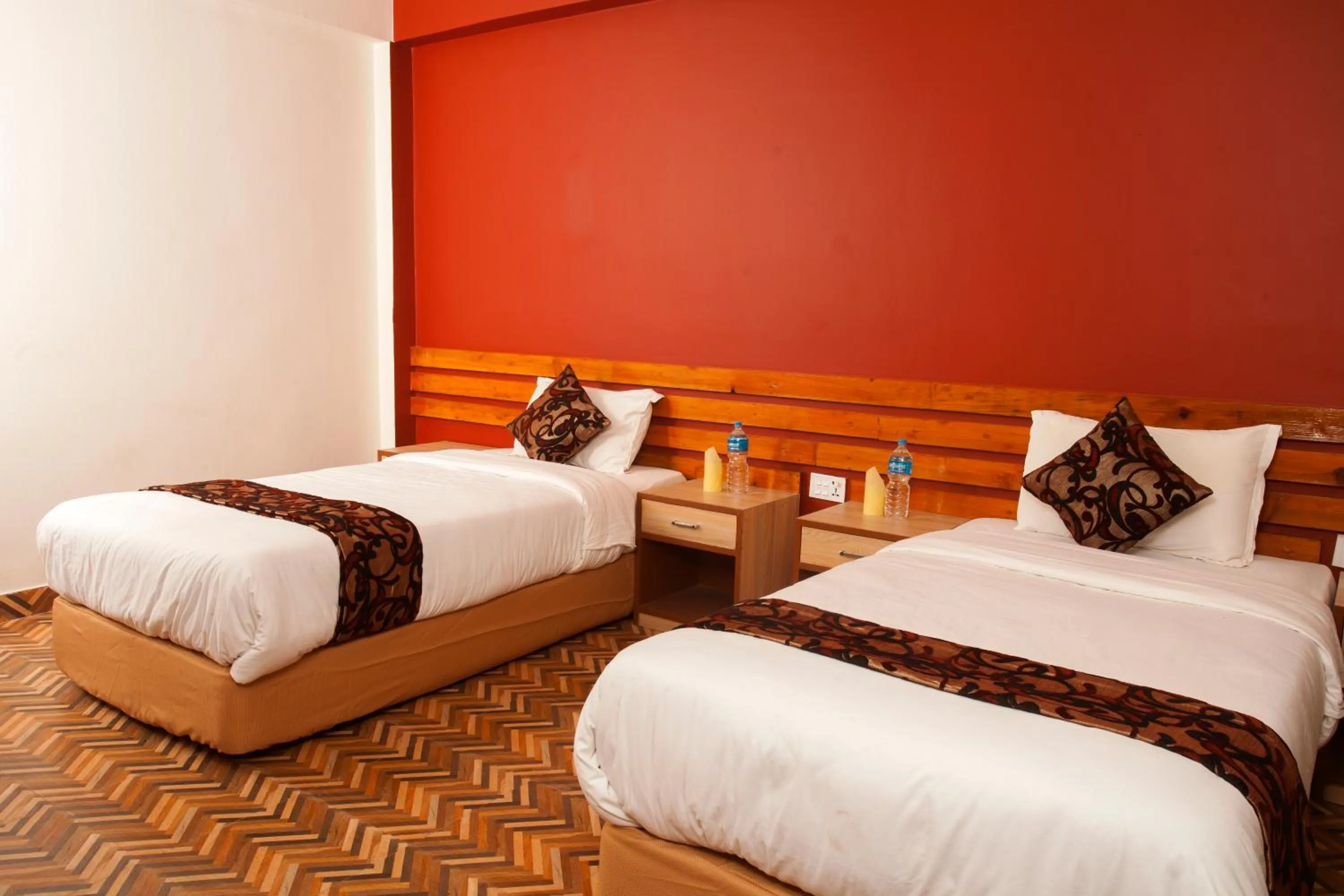 Bed in Sauraha Holiday Home Riverside by managed Hotel Surya Adventure