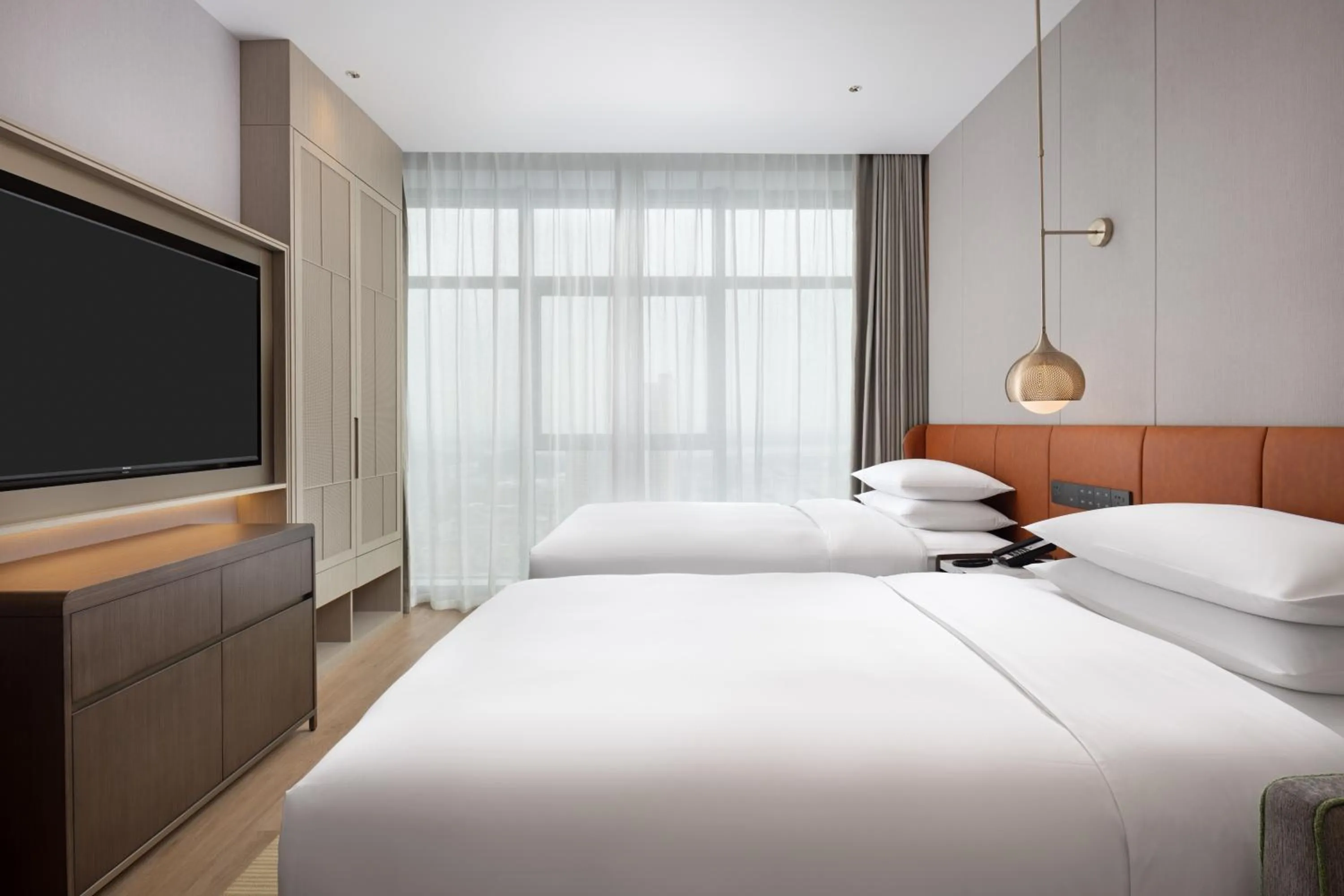Bed in Home2 Suites By Hilton Foshan Jiujiang