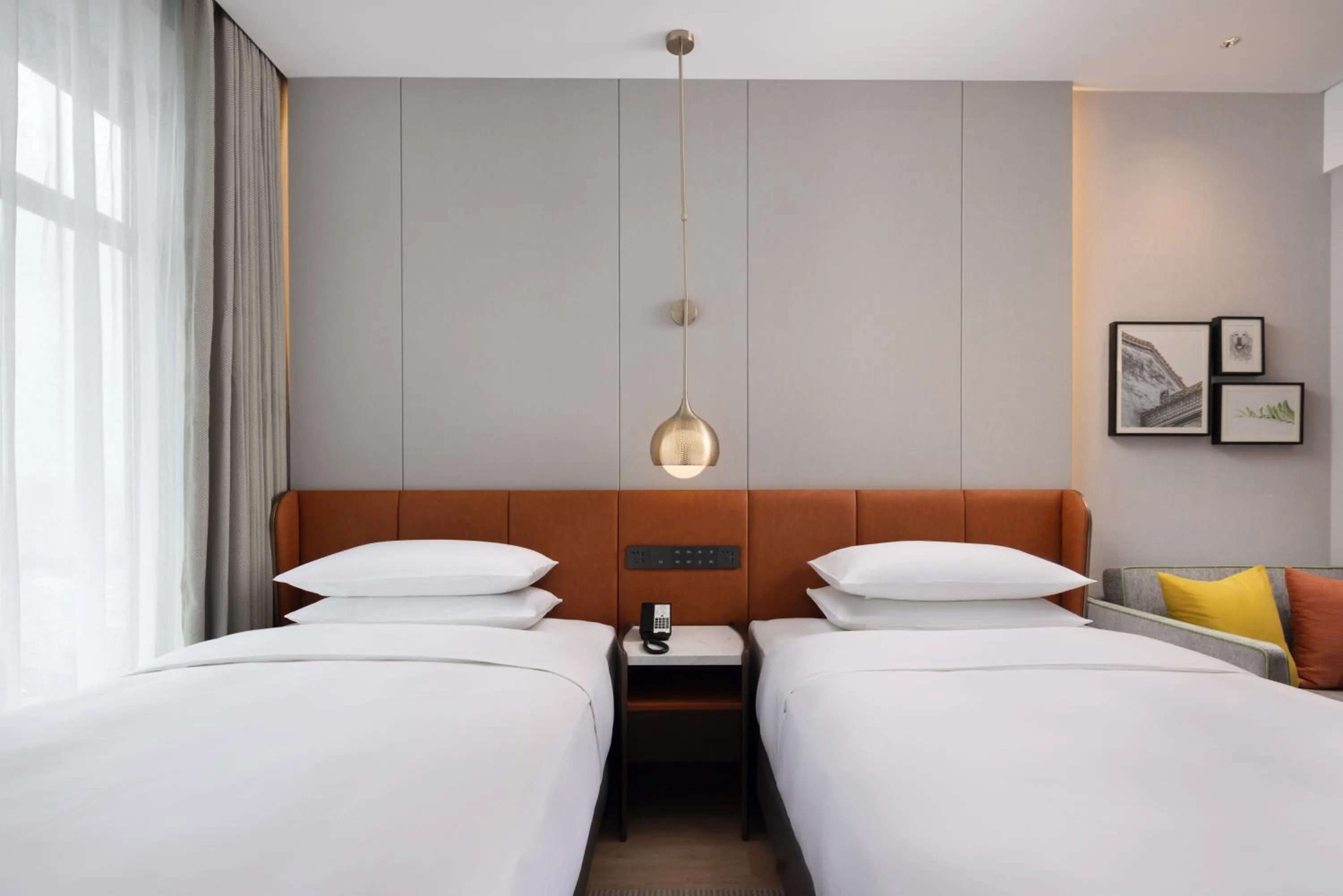 Bed in Home2 Suites By Hilton Foshan Jiujiang
