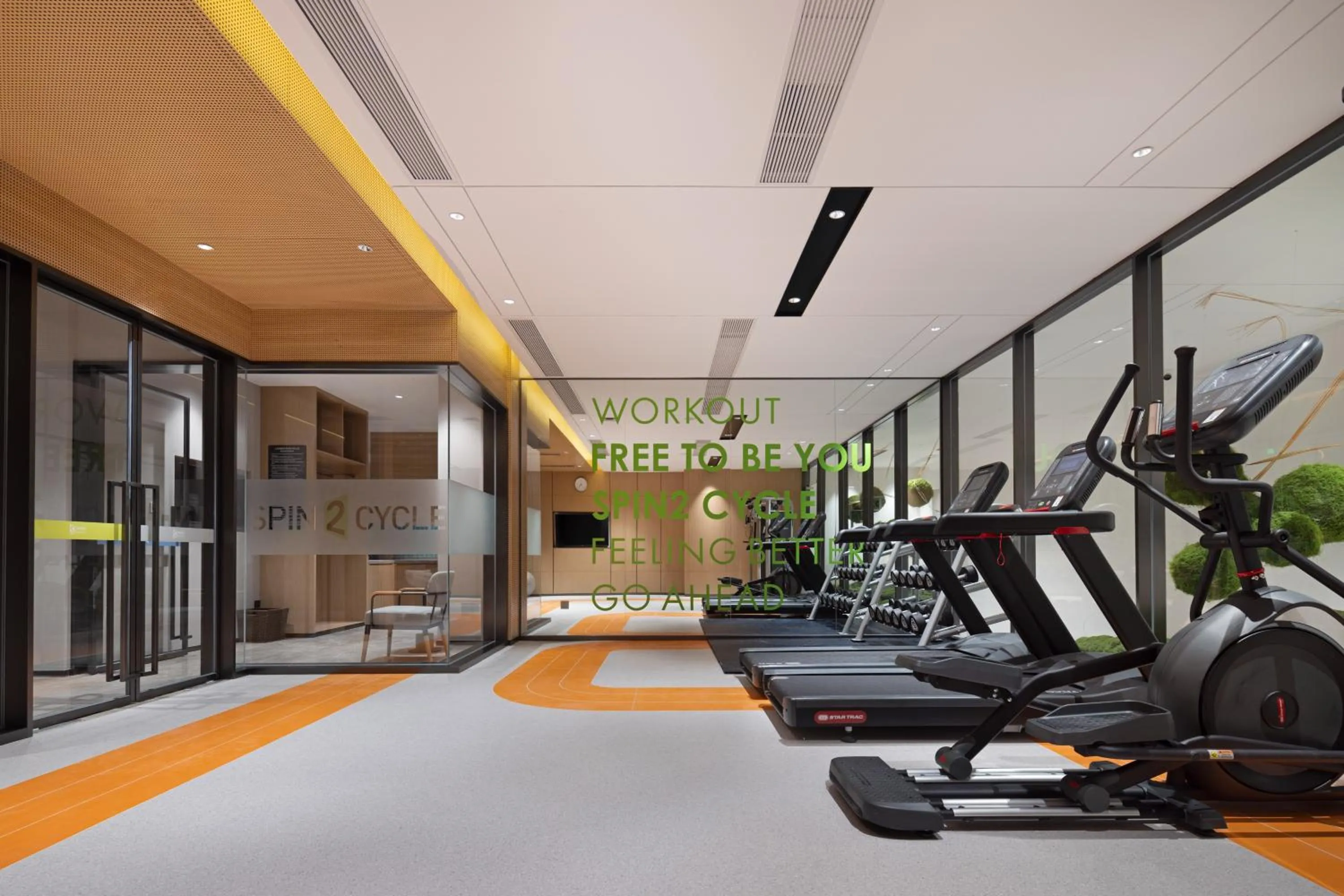 Fitness centre/facilities in Home2 Suites By Hilton Foshan Jiujiang