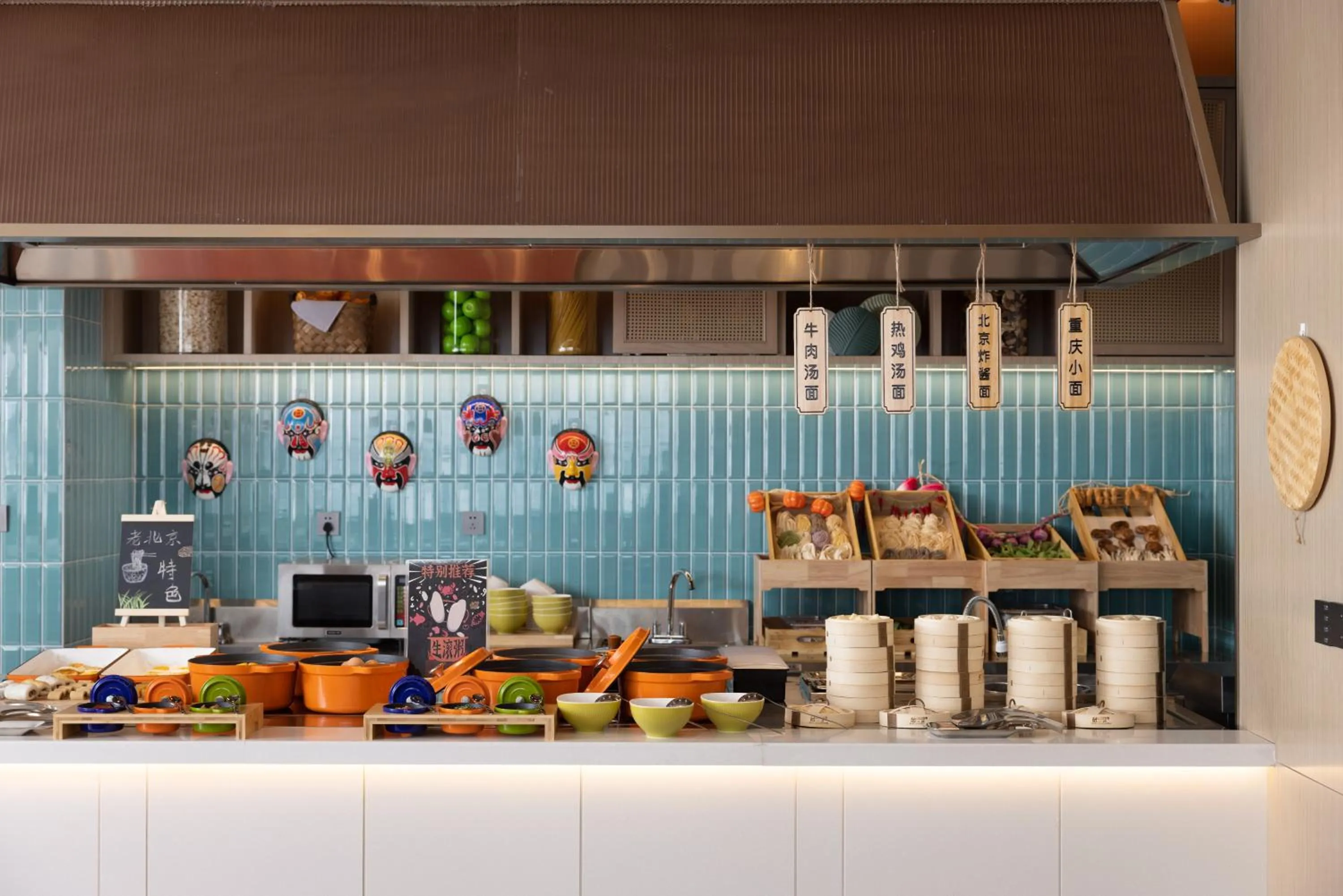 Buffet breakfast in Home2 Suites by Hilton Beijing Shunyi