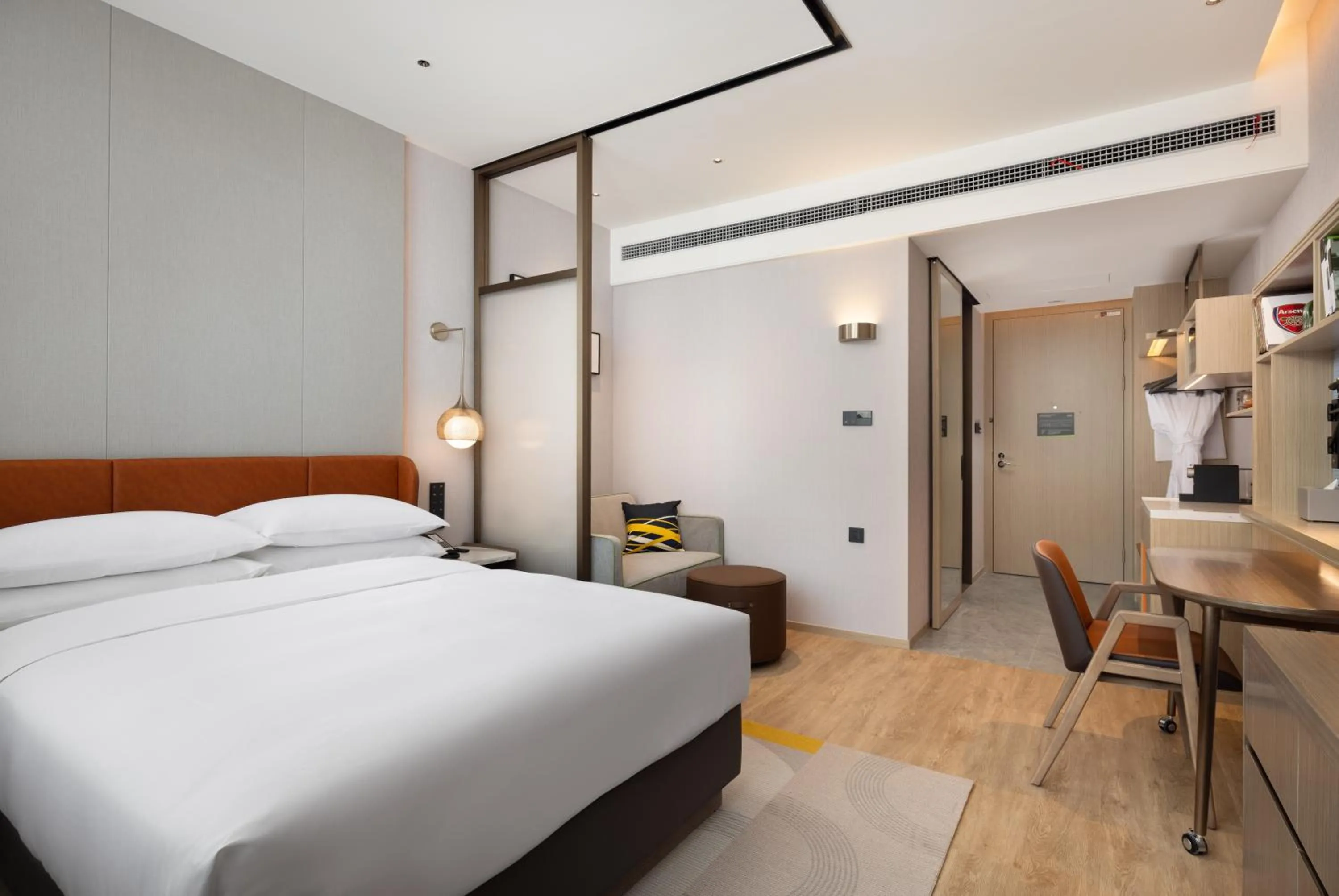 Bed in Home2 Suites by Hilton Beijing Shunyi
