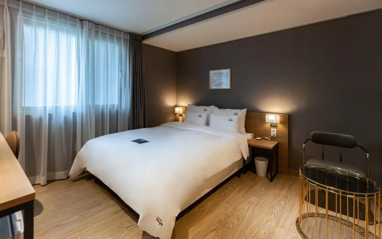 Bed in YAJA Hotel Tongyeong Ferry Terminal Branch