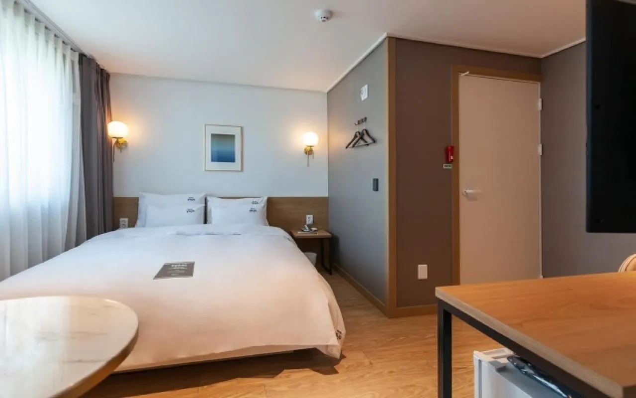 Bed in YAJA Hotel Tongyeong Ferry Terminal Branch