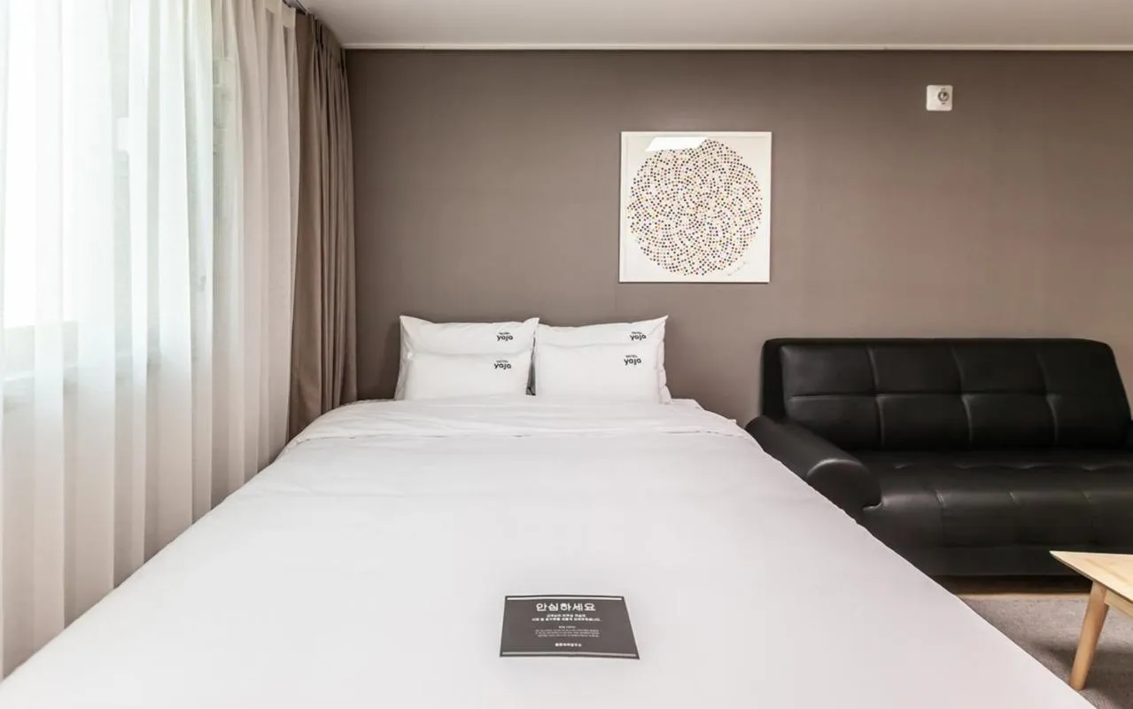 Bed in YAJA Hotel Tongyeong Ferry Terminal Branch