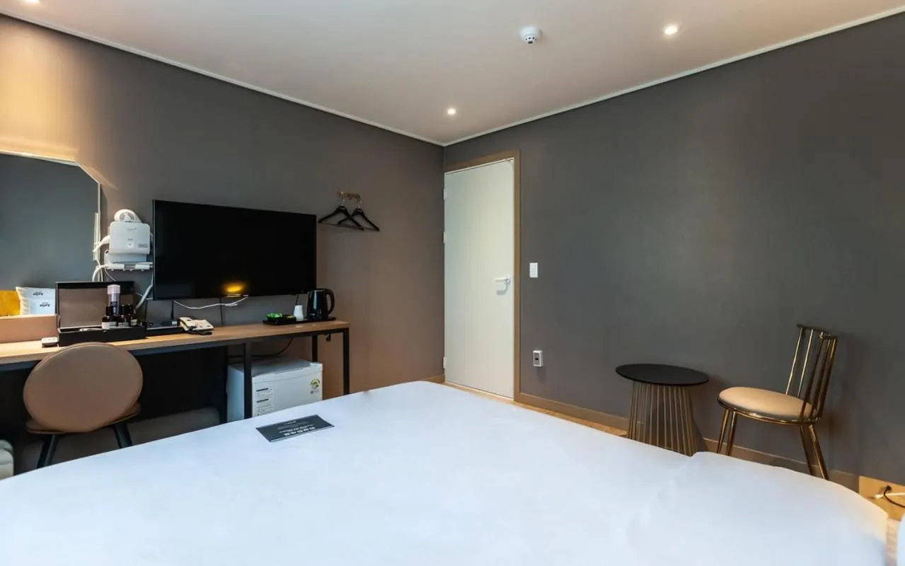 Bed in YAJA Hotel Tongyeong Ferry Terminal Branch