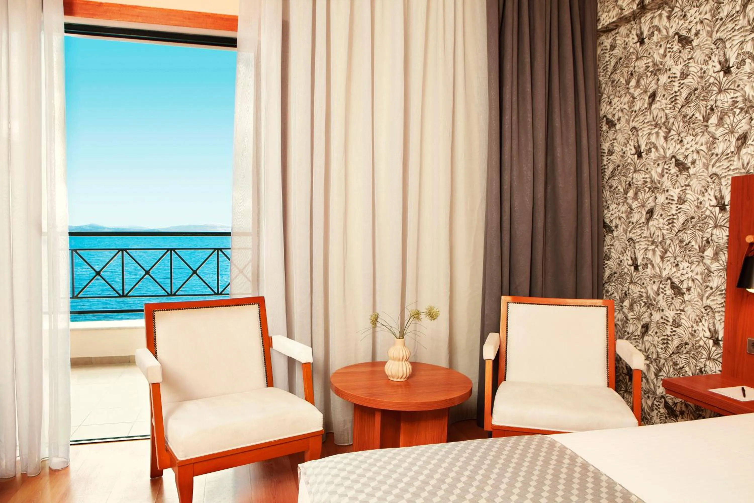 Bed in Zeus Essence Ramada by Wyndham Athens