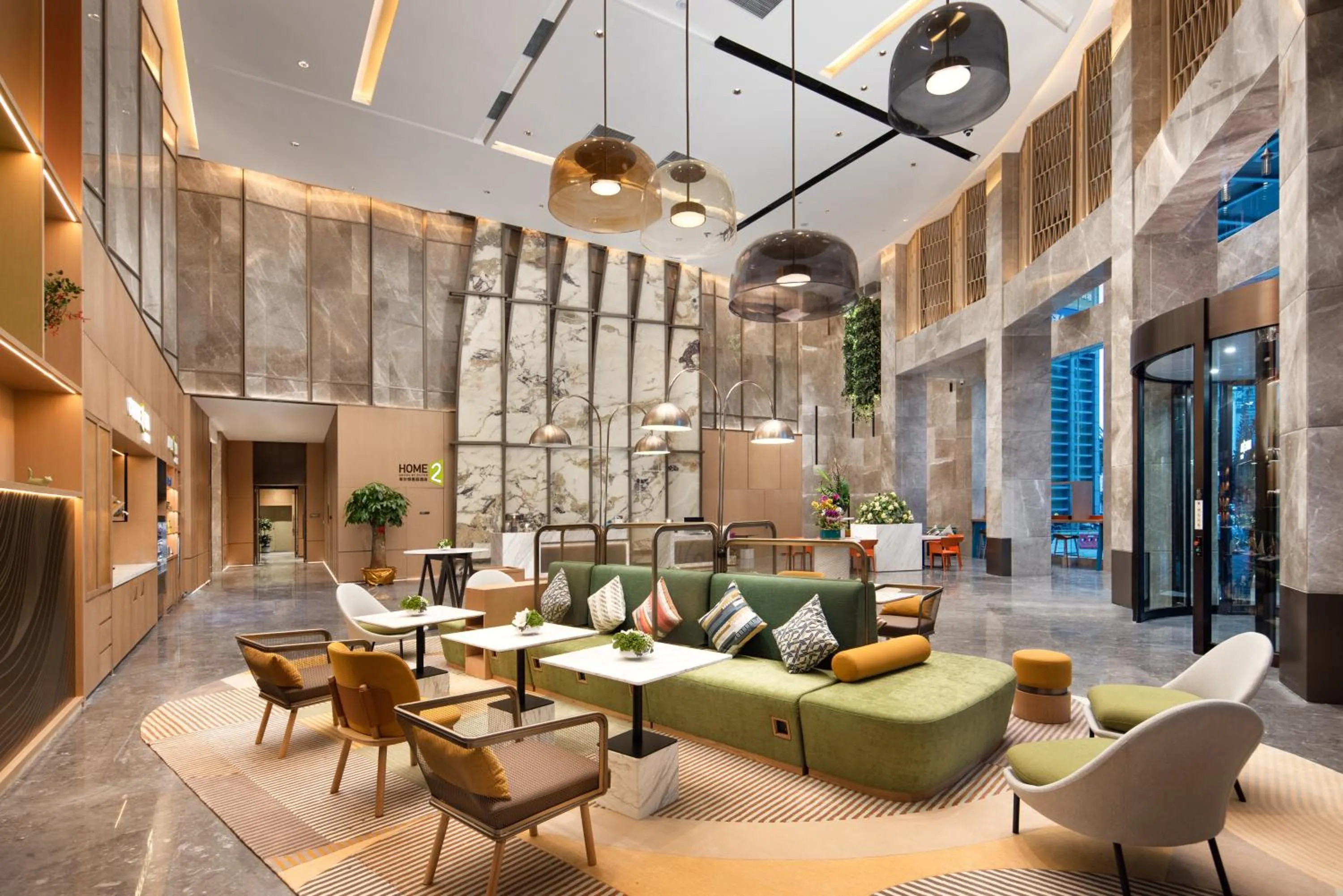 Communal lounge/ TV room in Home2 Suites by Hilton Shanwei Lufeng