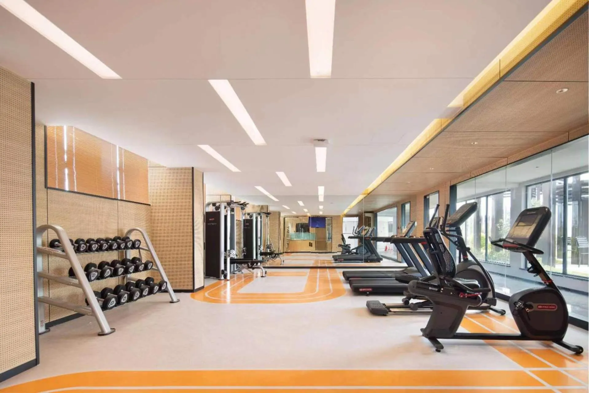 Fitness centre/facilities in Home2 Suites by Hilton Wuhu Jiujiang