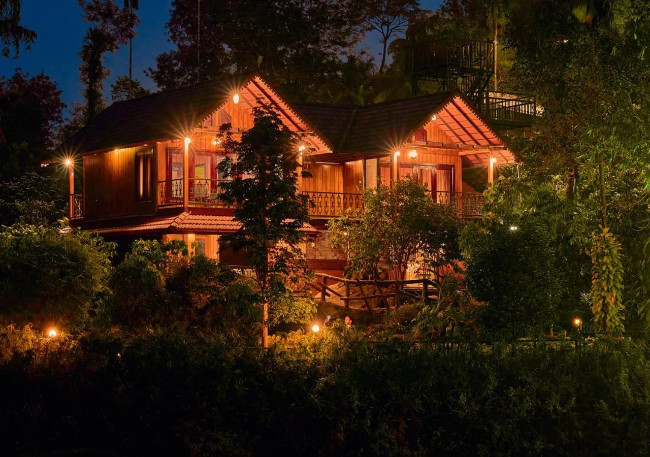 Property building in Niyatma Wayanad Pool Resort by VOYE HOMES - Inside Coffee Plantation