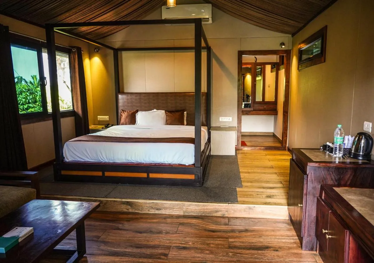 Bed in Niyatma Wayanad Pool Resort by VOYE HOMES - Inside Coffee Plantation