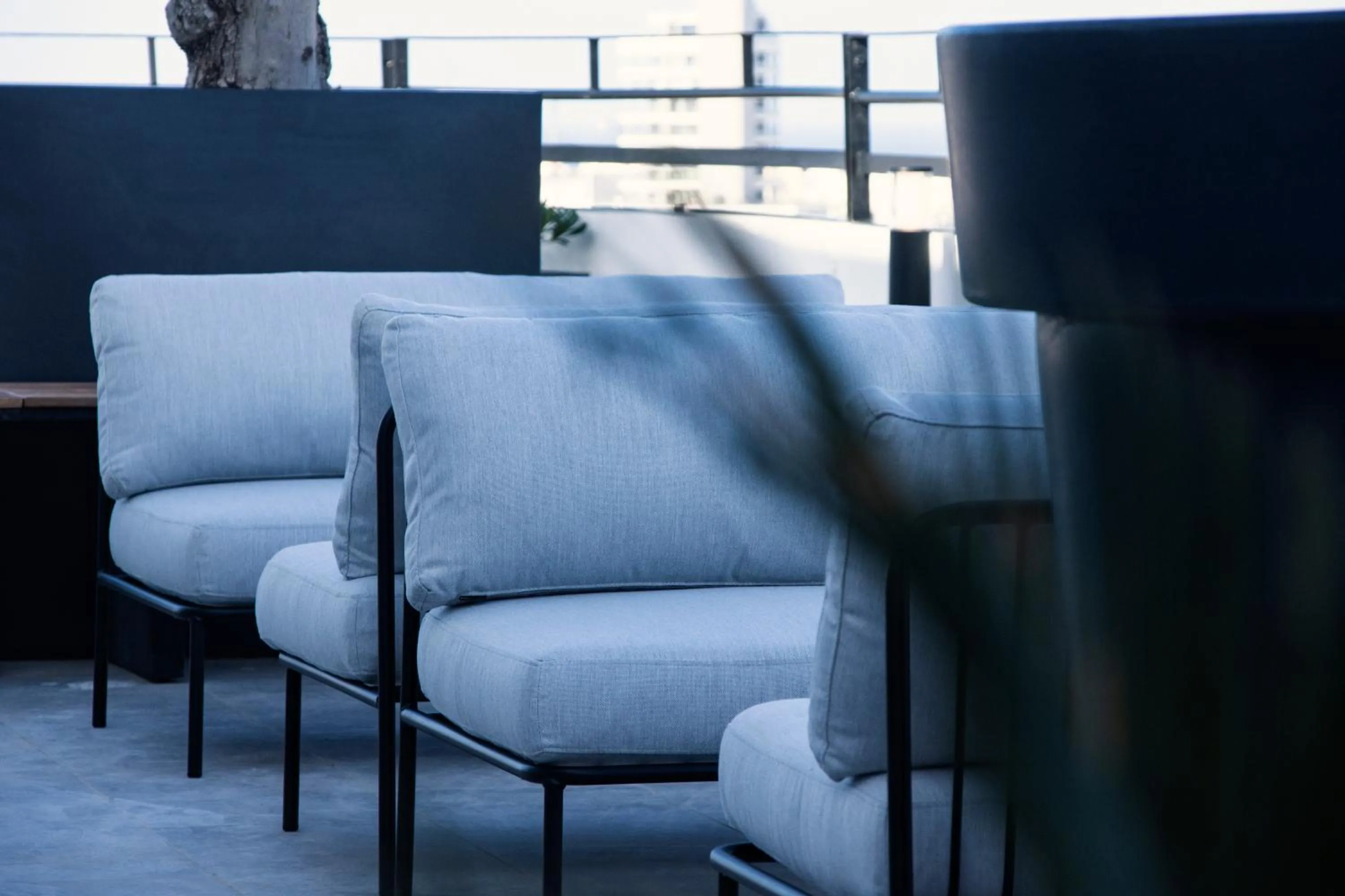 Seating area in Park Heights by the Warren Collection