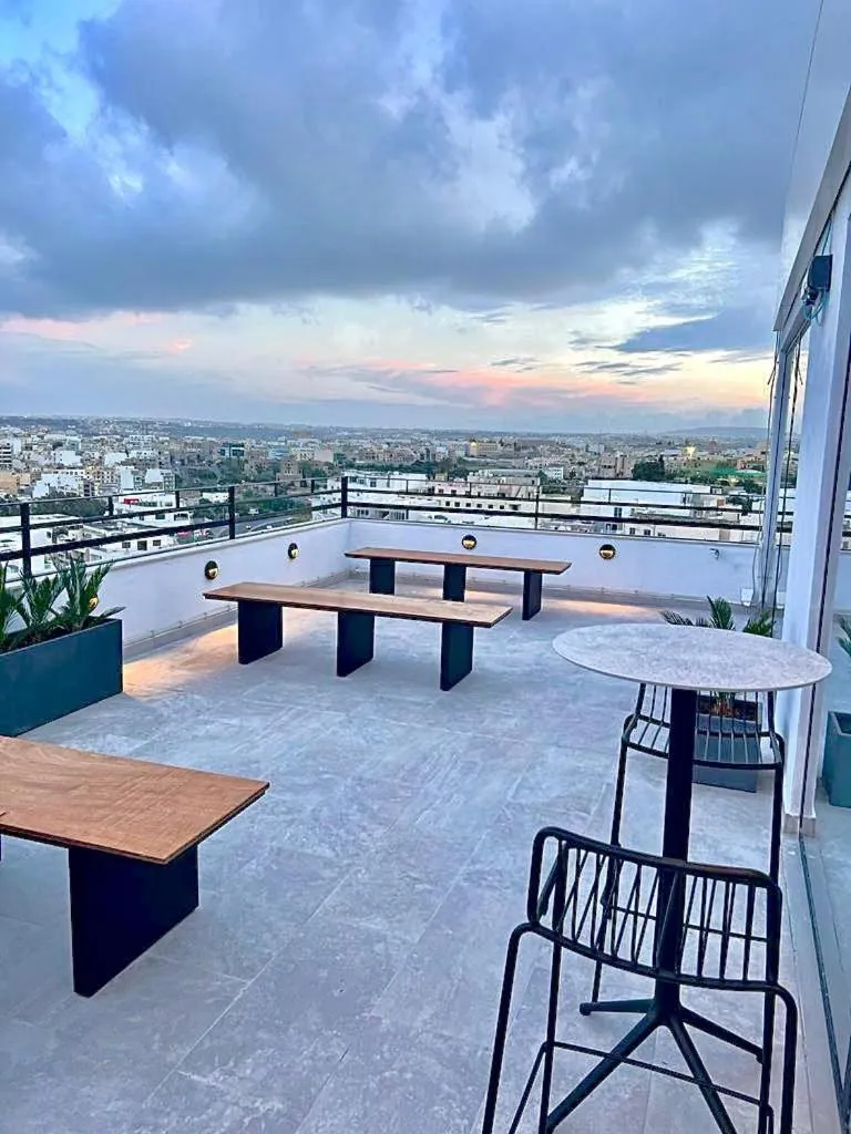 Patio in Park Heights by the Warren Collection