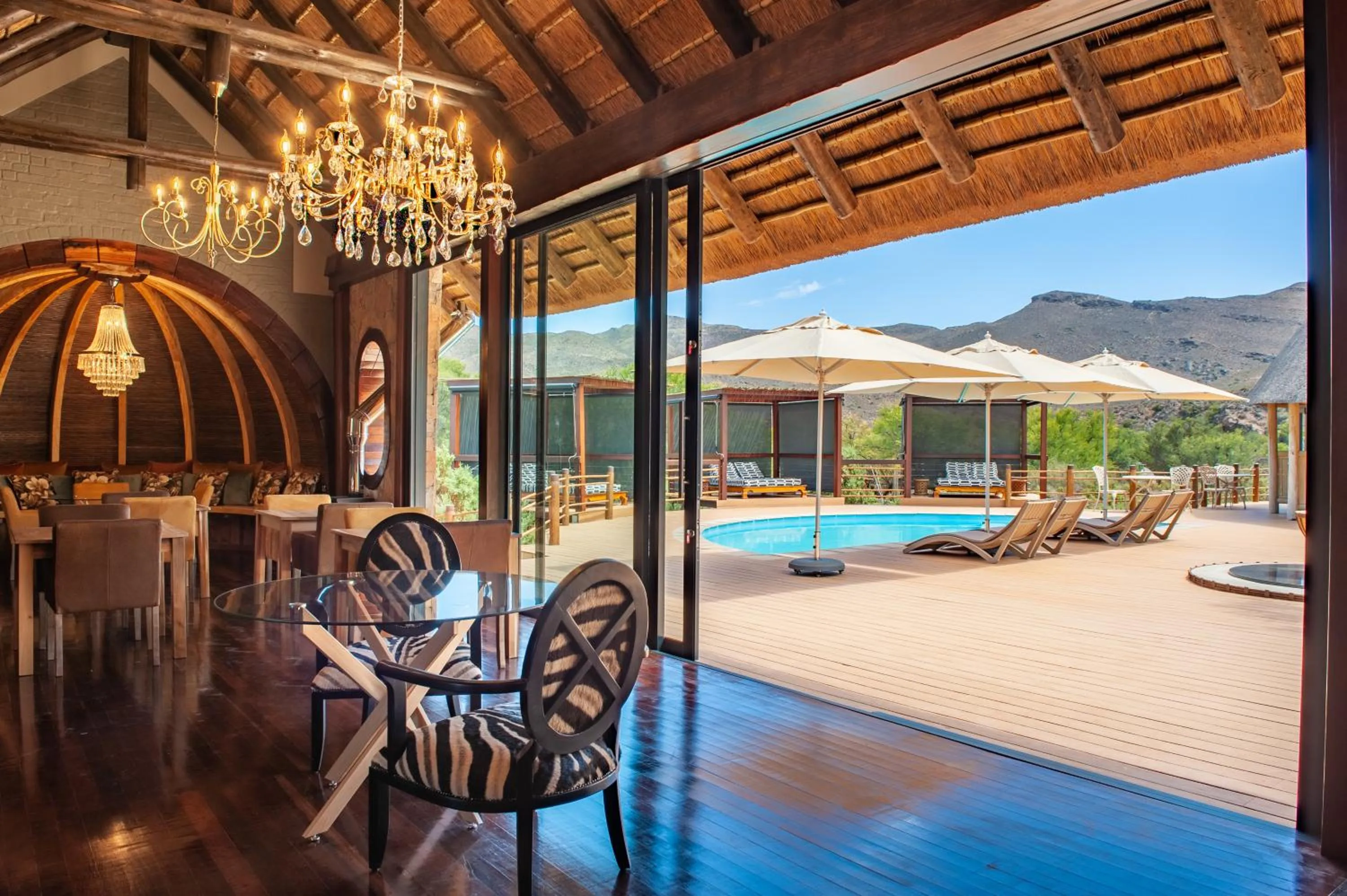 Restaurant/places to eat in Mont Eco Game Reserve