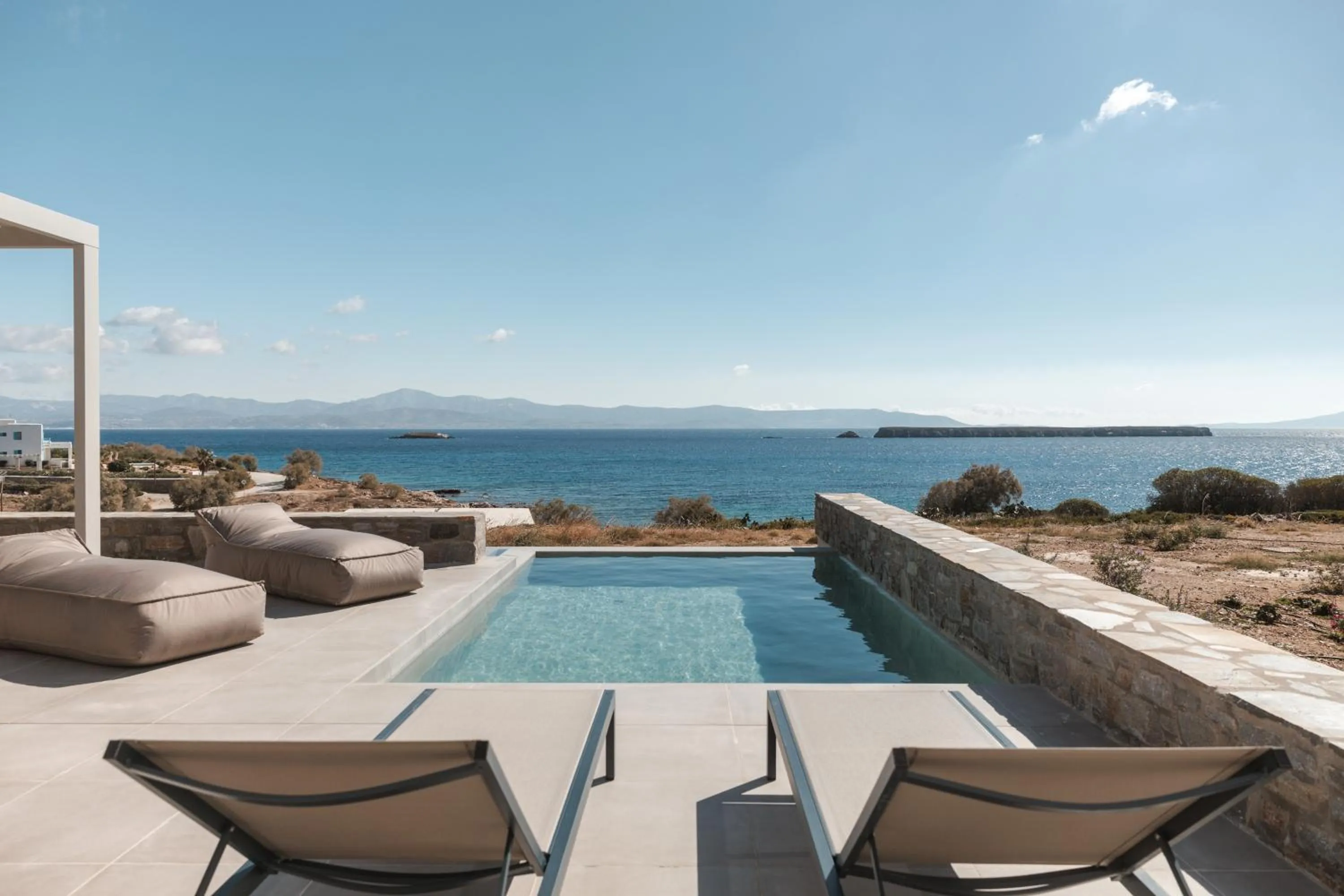 Balcony/Terrace in Poseidon of Paros Hotel & Spa