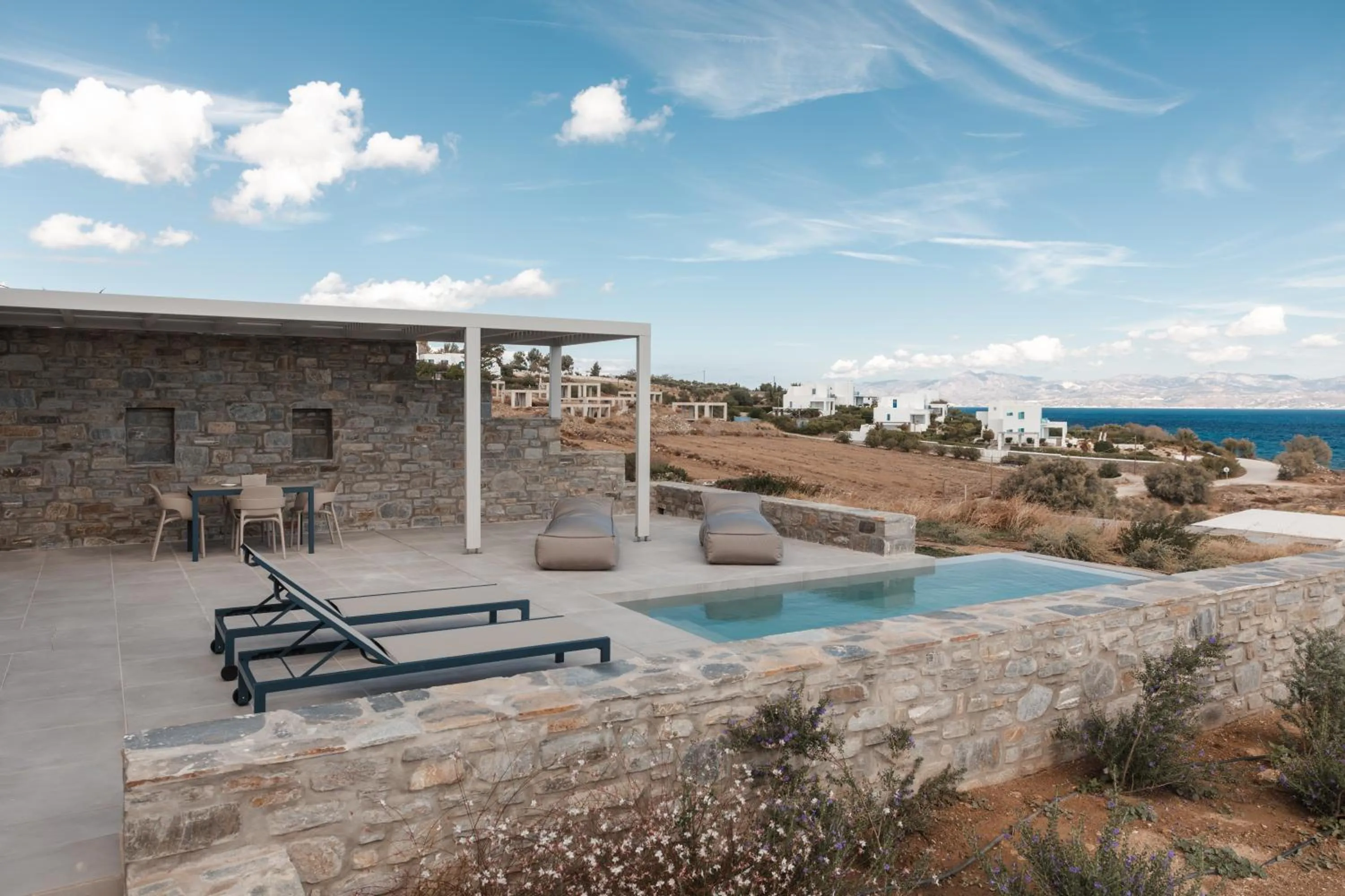 Natural landscape in Poseidon of Paros Hotel & Spa