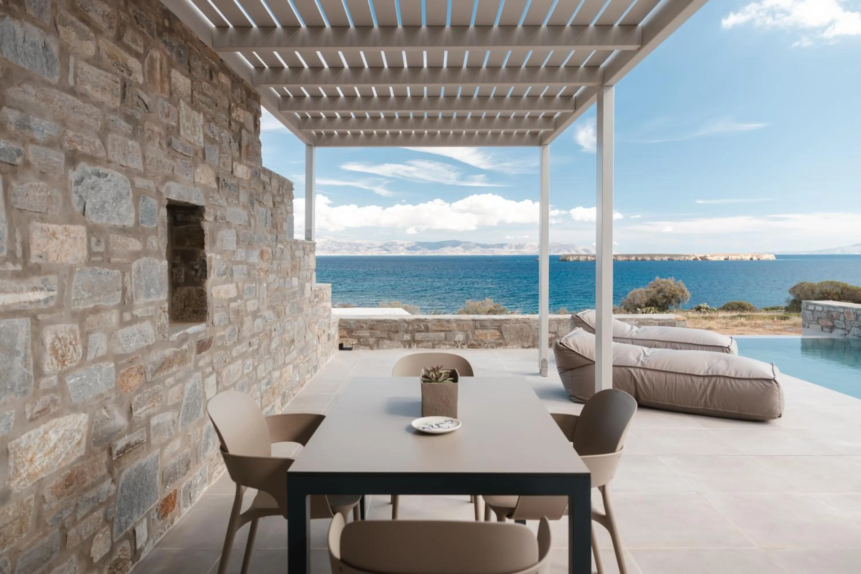 Balcony/Terrace in Poseidon of Paros Hotel & Spa