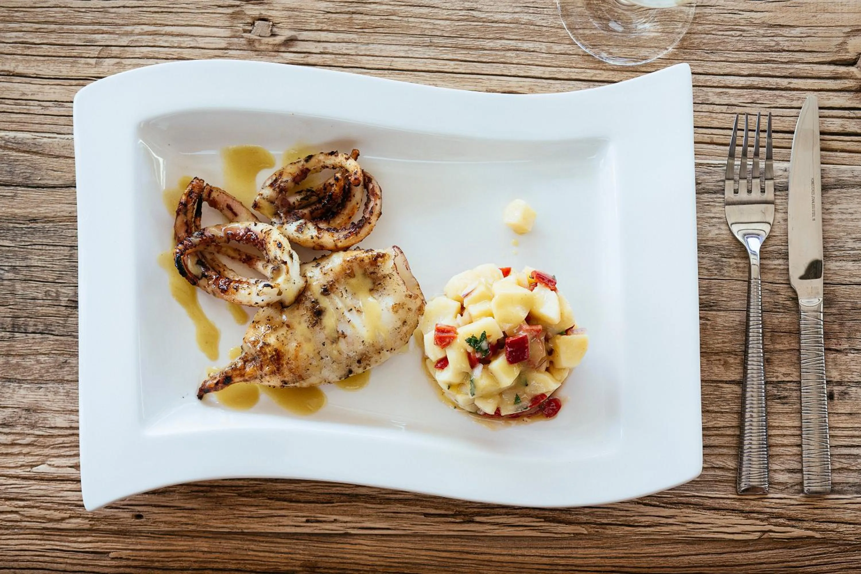 Food in Poseidon of Paros Hotel & Spa