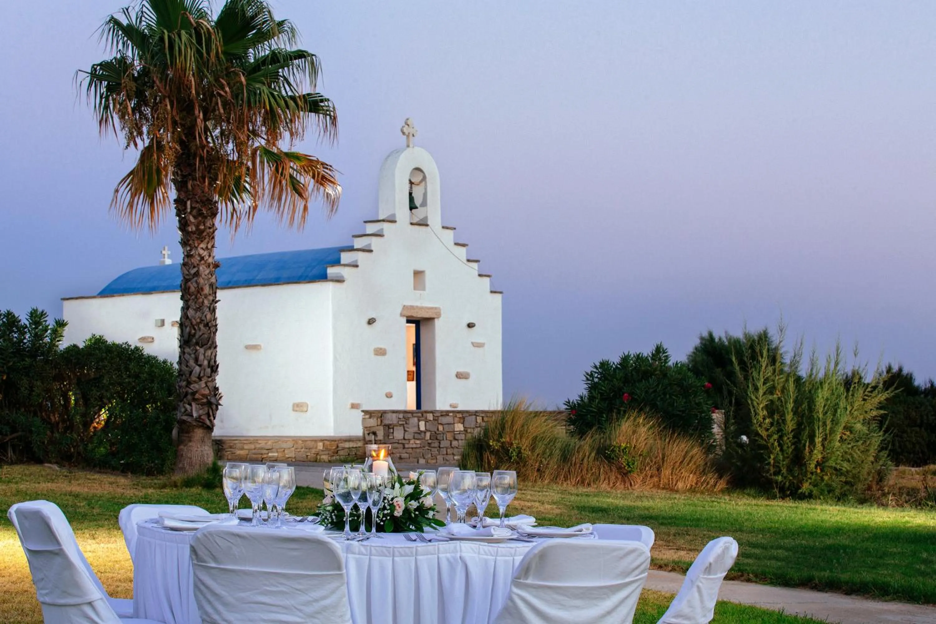 Bird's eye view in Poseidon of Paros Hotel & Spa