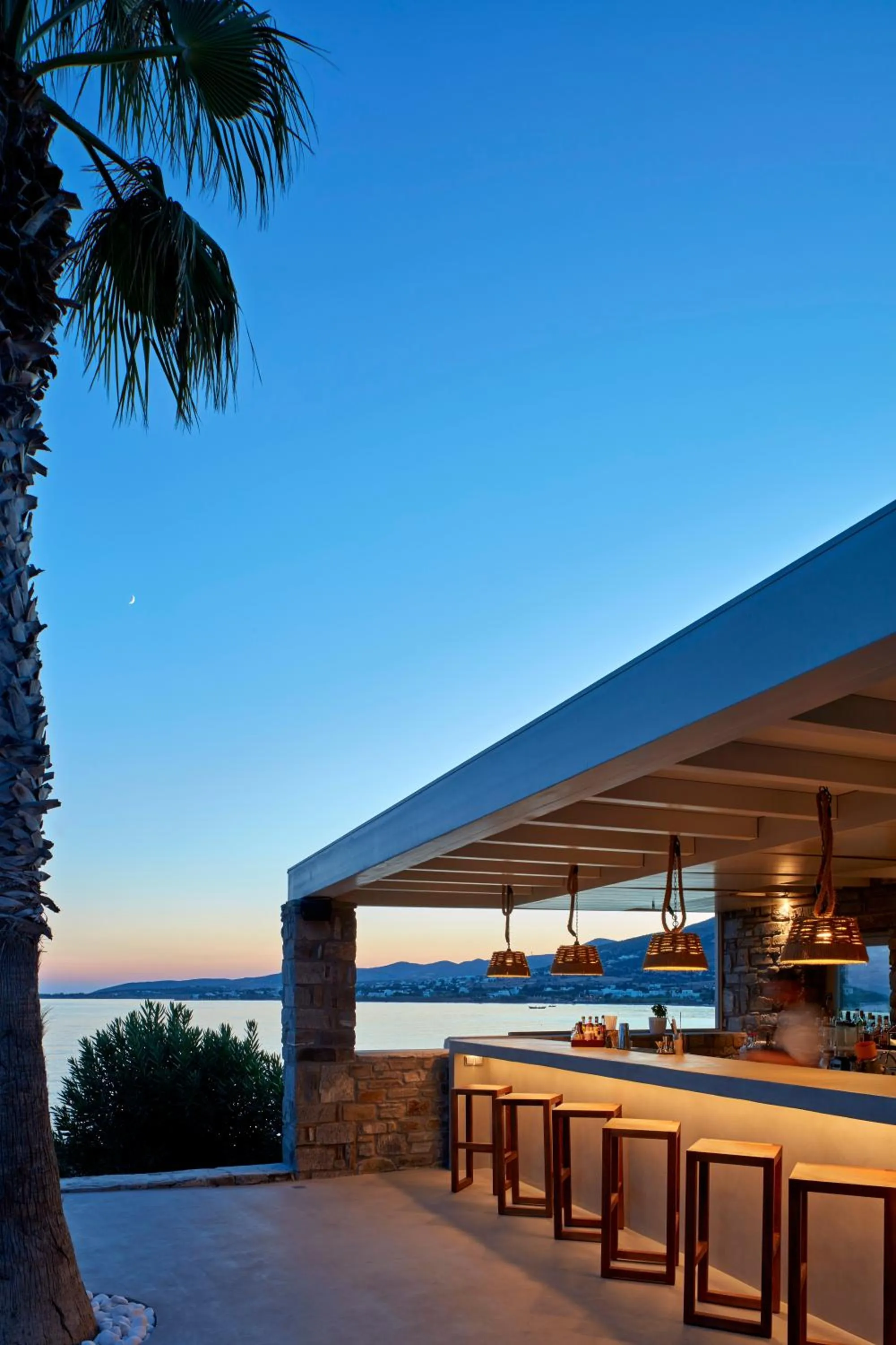 Lounge or bar in Poseidon of Paros Hotel & Spa