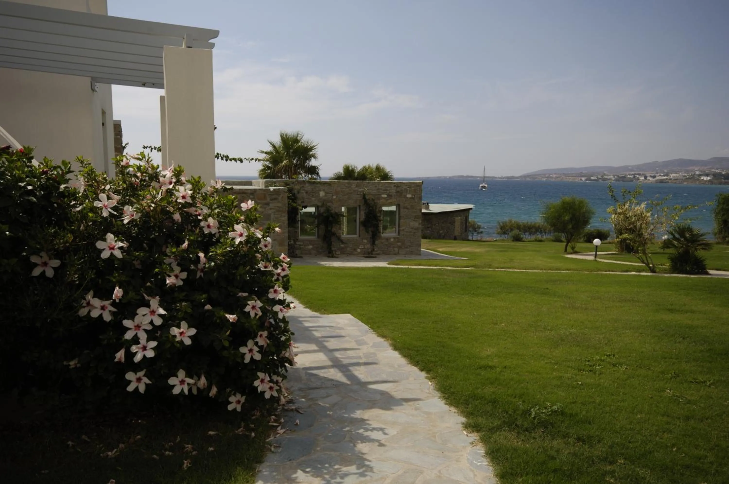 Facade/entrance in Poseidon of Paros Hotel & Spa
