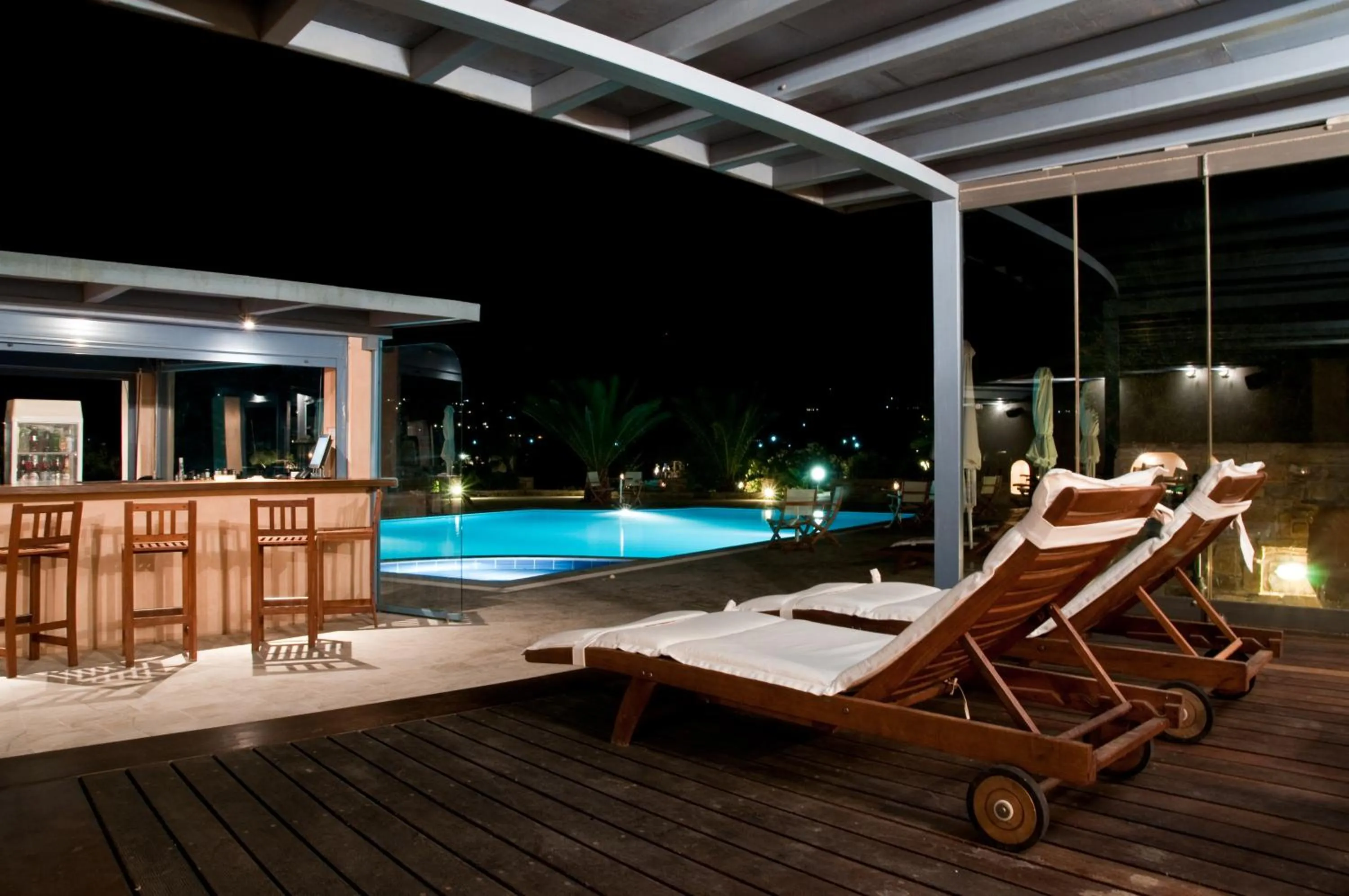 Swimming pool in Poseidon of Paros Hotel & Spa
