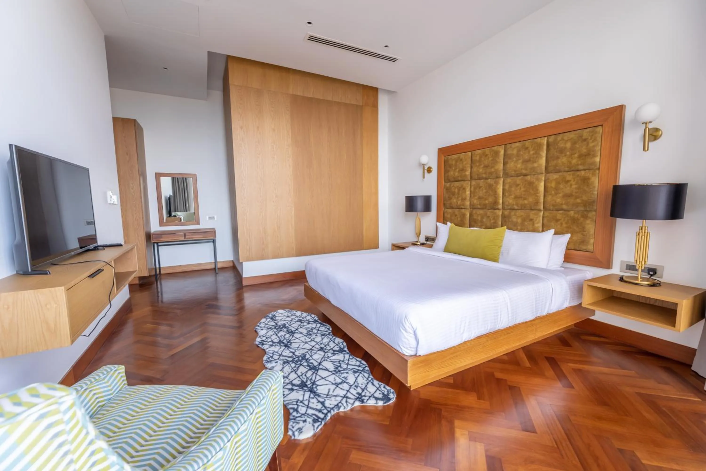 Bedroom, Bed in Broadwalk Residency