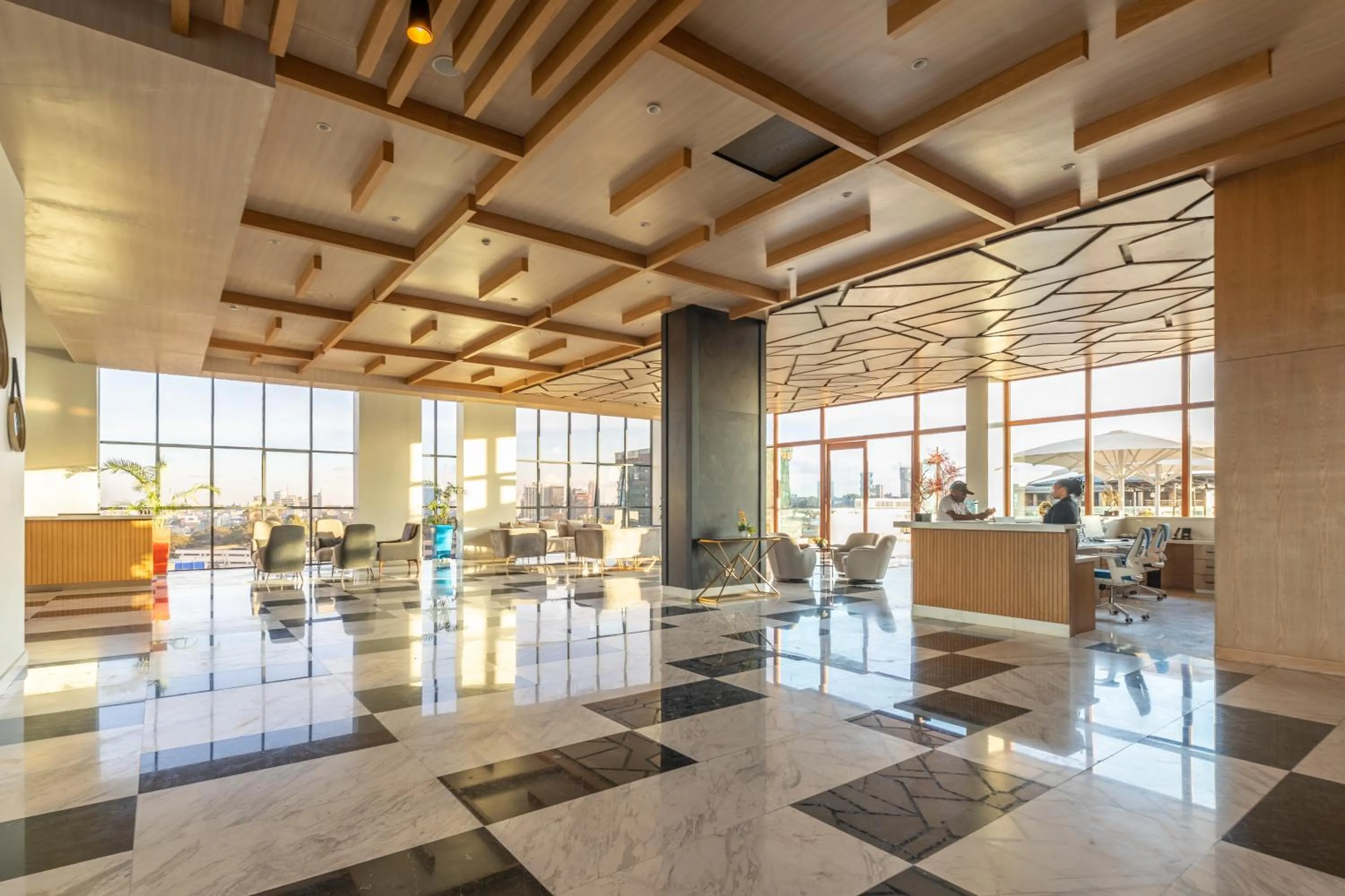 Lobby or reception in Broadwalk Residency