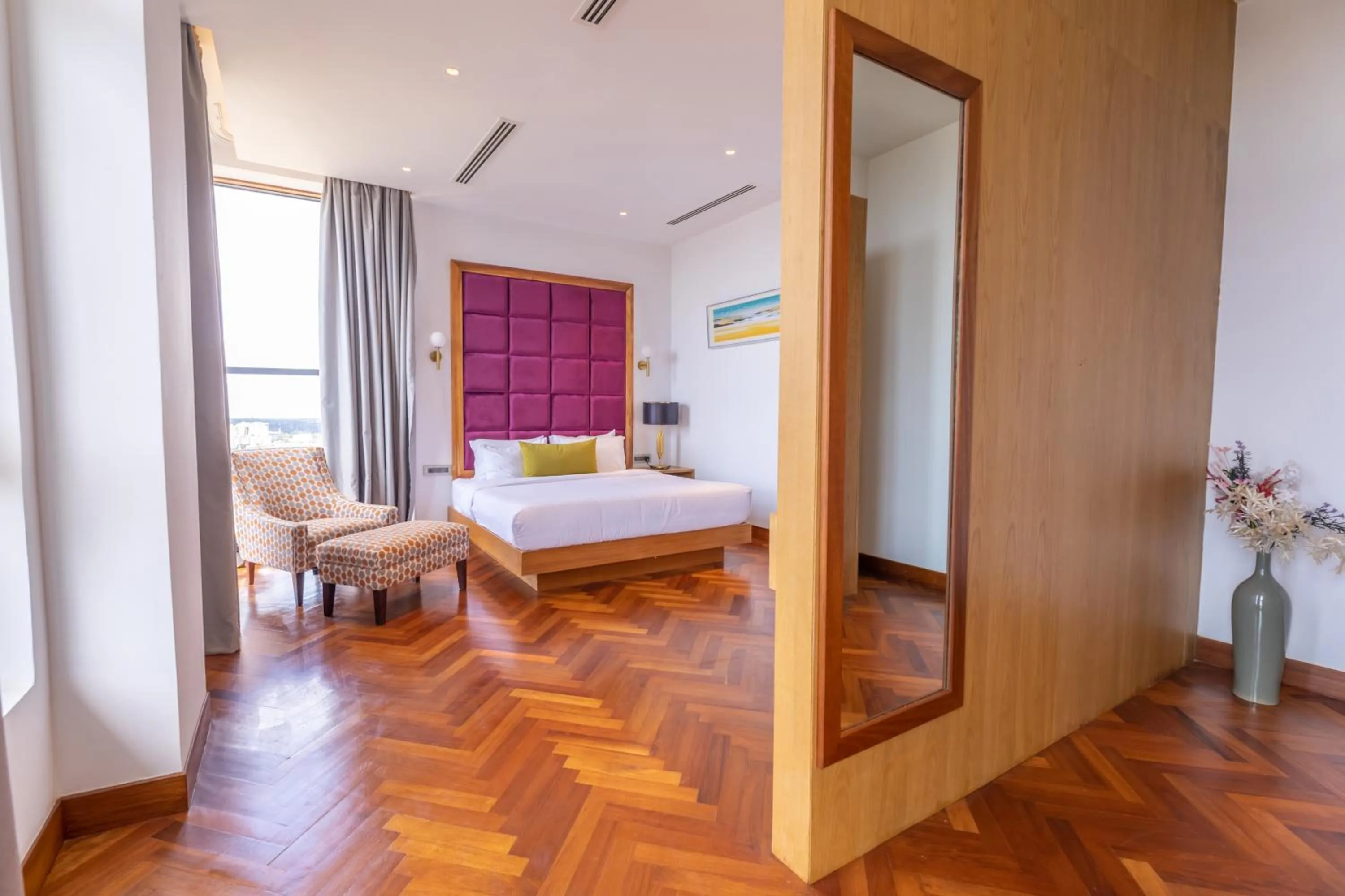 Bed in Broadwalk Residency