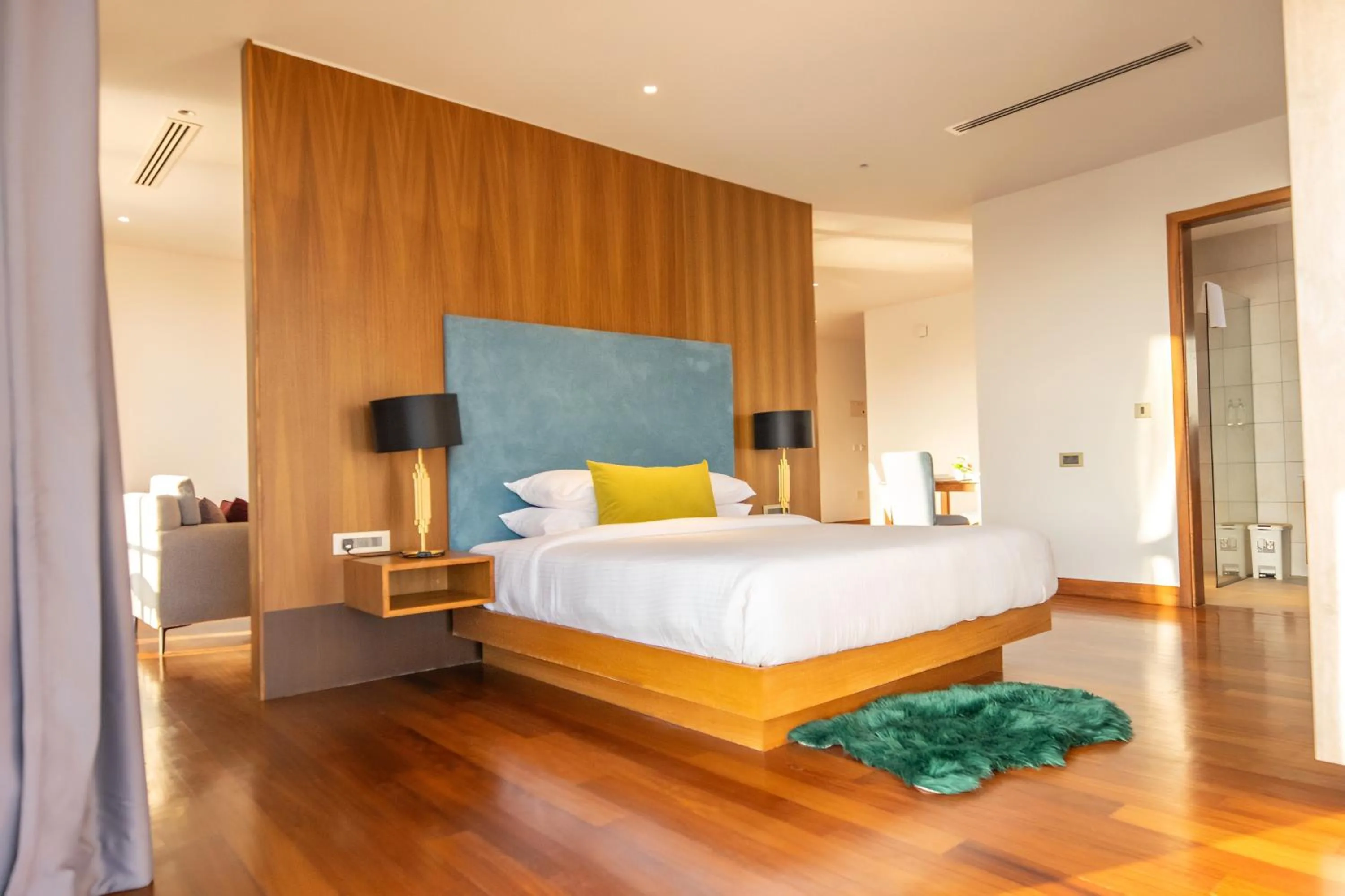 Bed in Broadwalk Residency