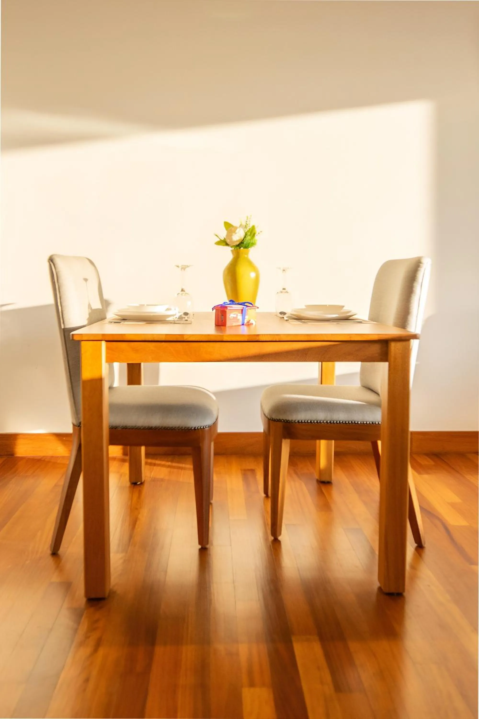 Dining area in Broadwalk Residency
