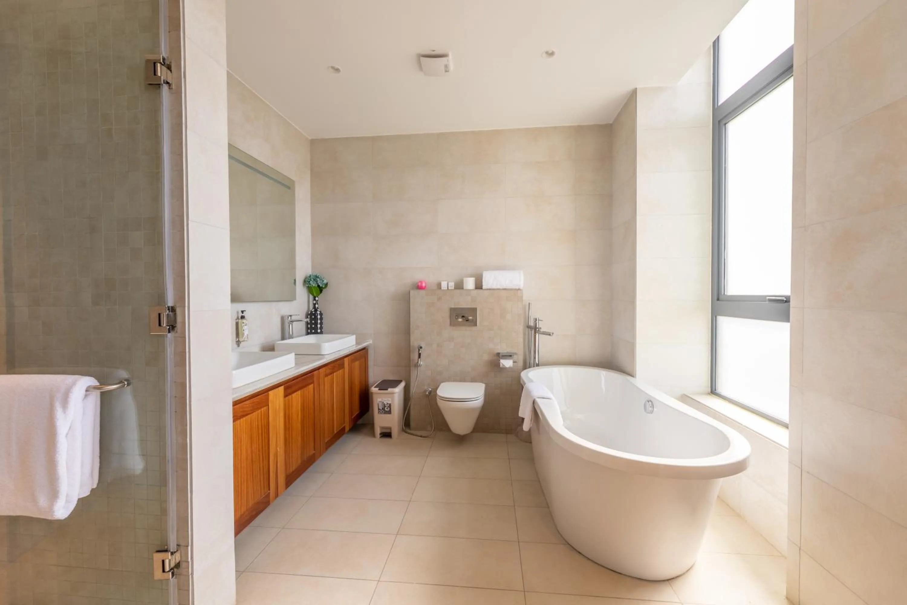 Shower in Broadwalk Residency