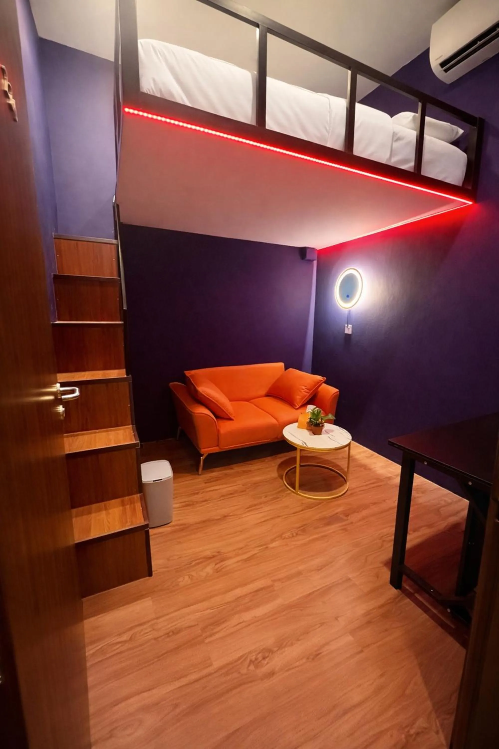 Living room in Arena eSports Hotel at Bugis Village