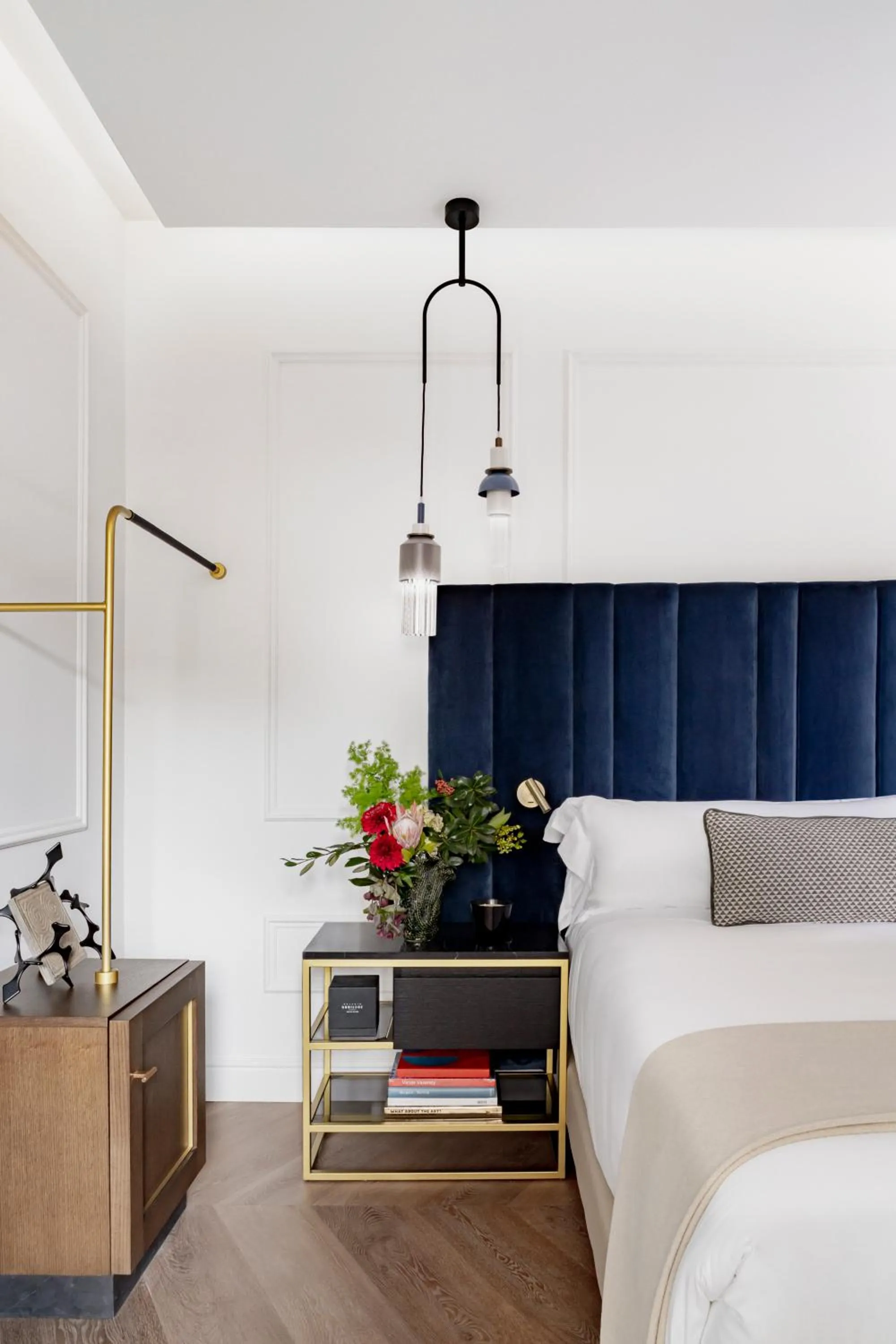 Decorative detail, Bed in Palacio Arriluce Hotel - The Leading Hotels of the World