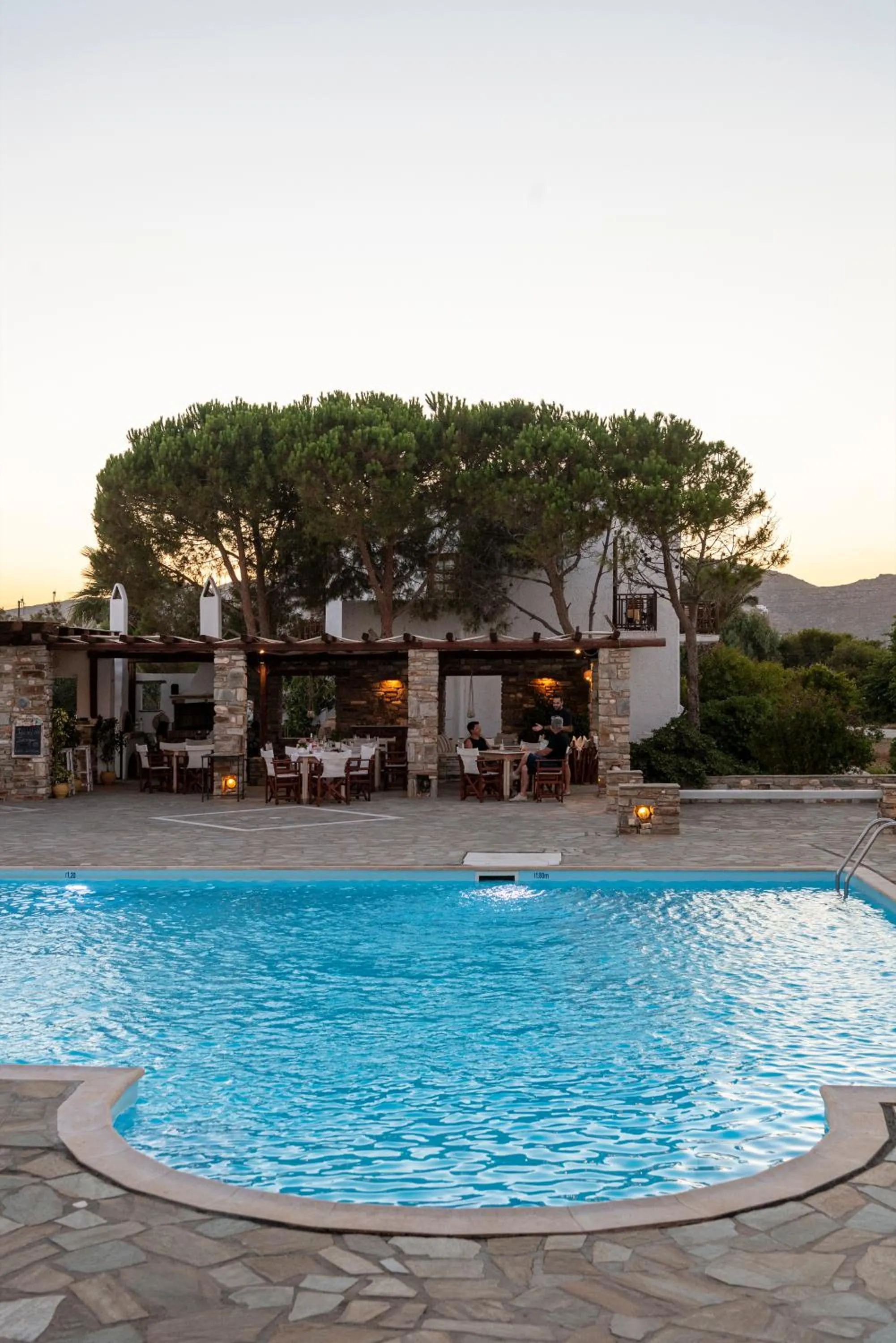 Pool view in Hotel Swiss Home