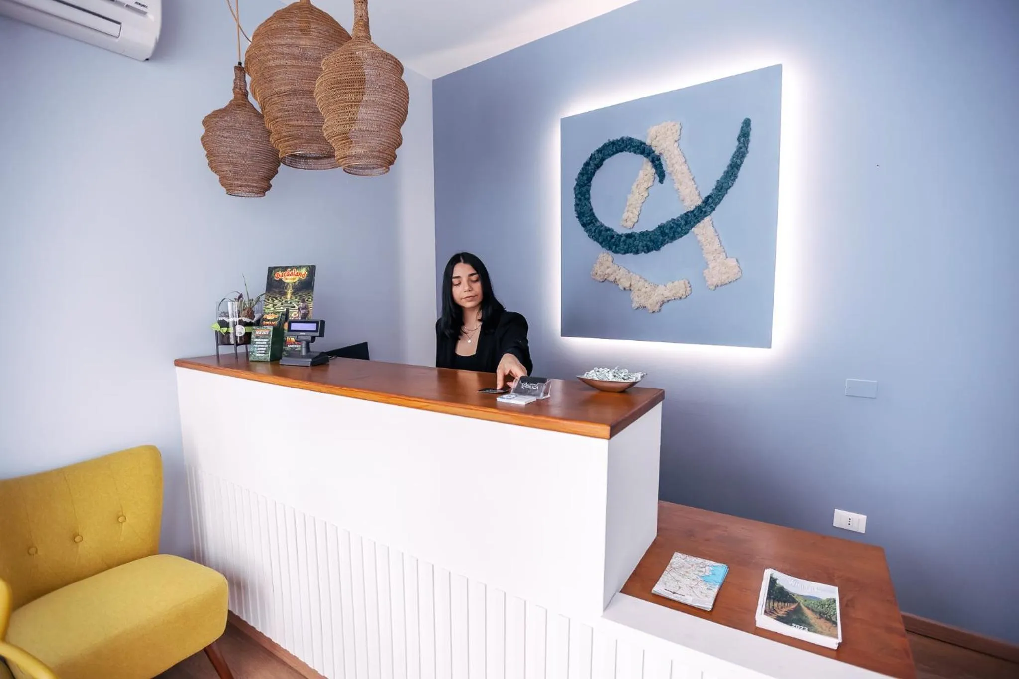 Lobby or reception in Hotel Arilica