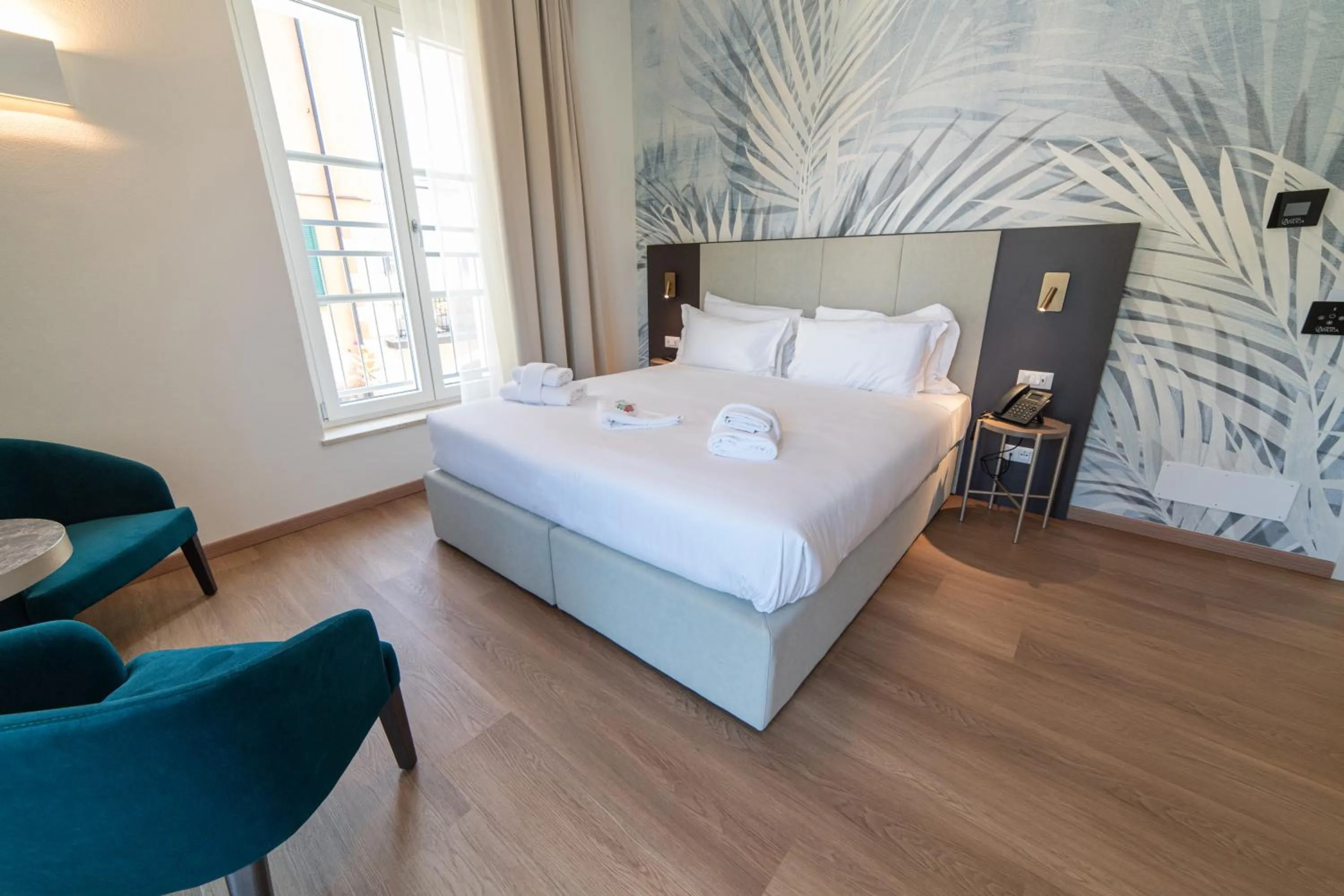 Bed in Hotel Arilica