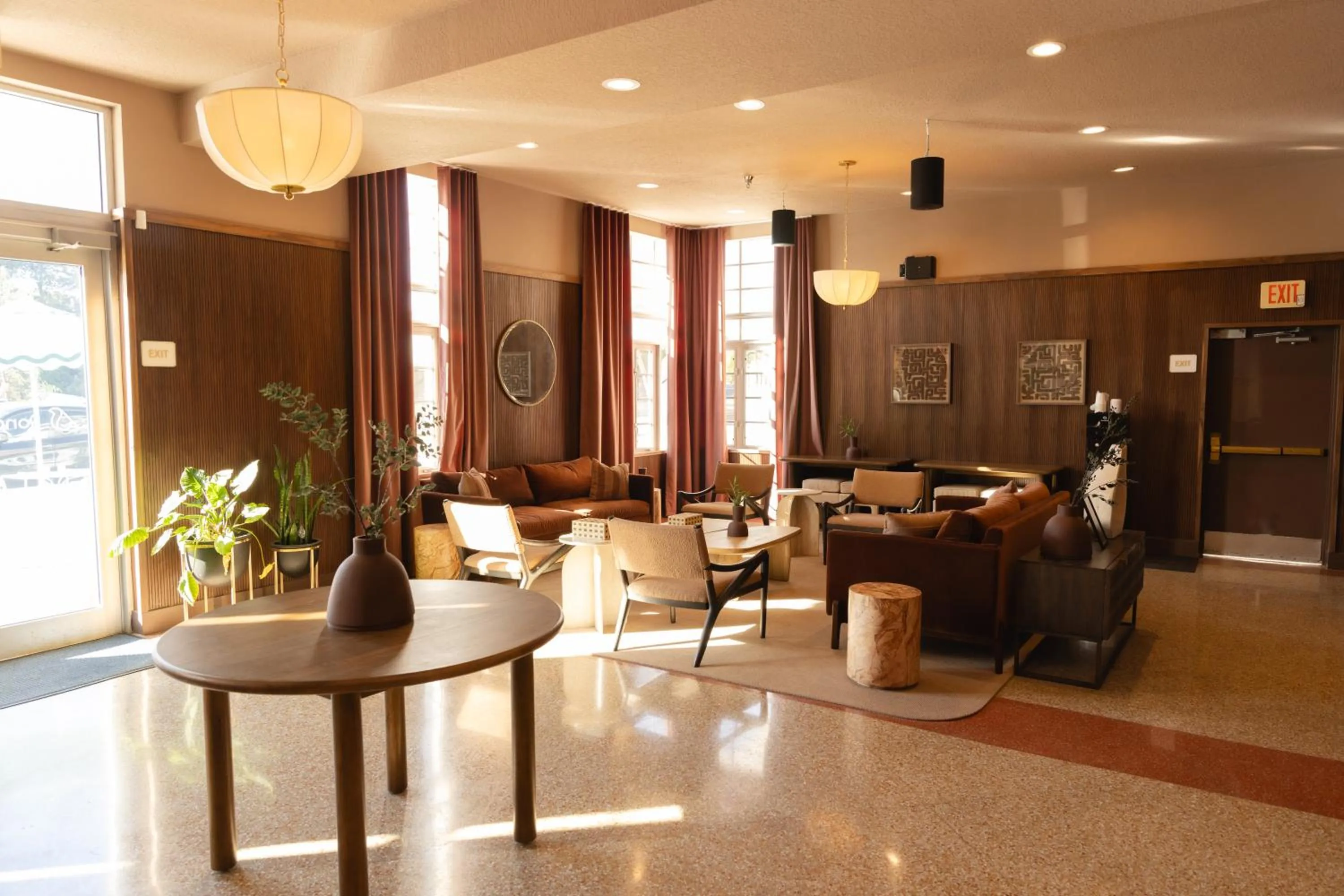 Seating area in FOUND Hotel, Miami Beach, Series by Marriott