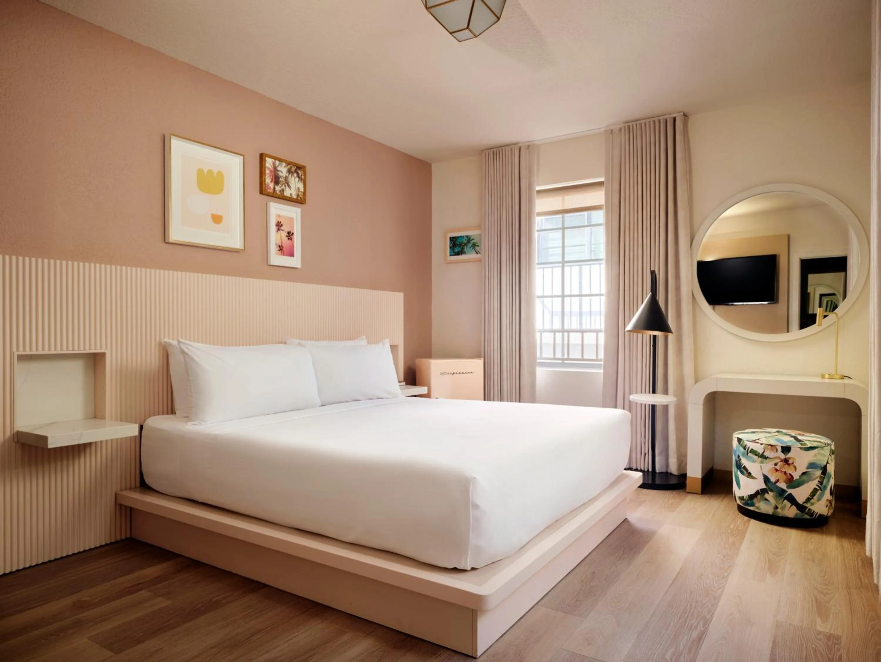 Bed in FOUND Hotels, Miami Beach, Series by Marriott