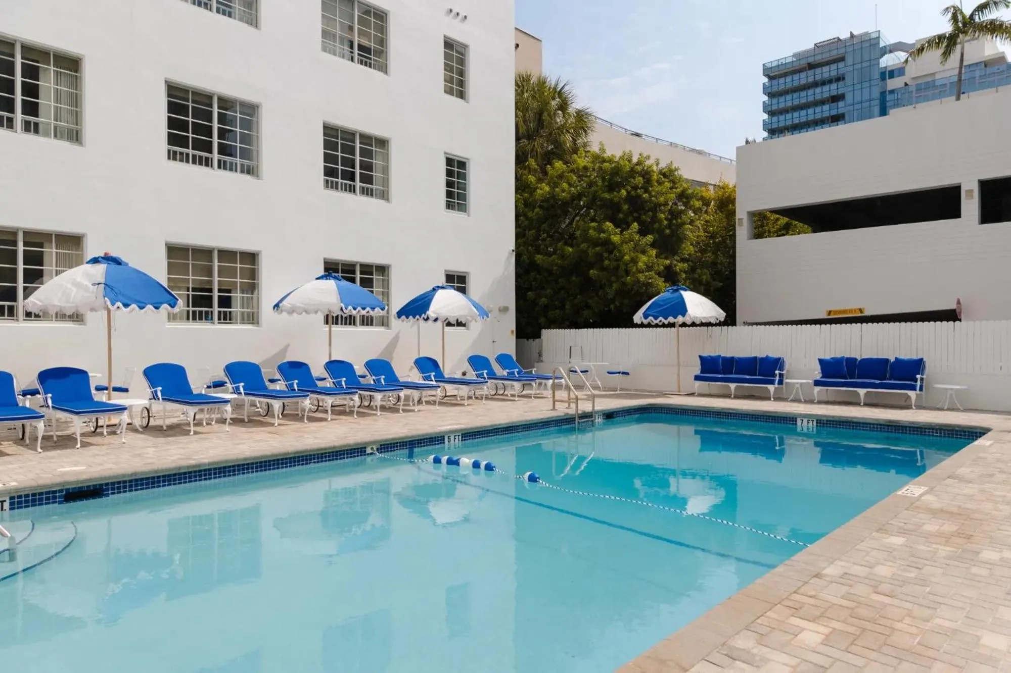 Swimming pool in FOUND Hotel, Miami Beach, Series by Marriott