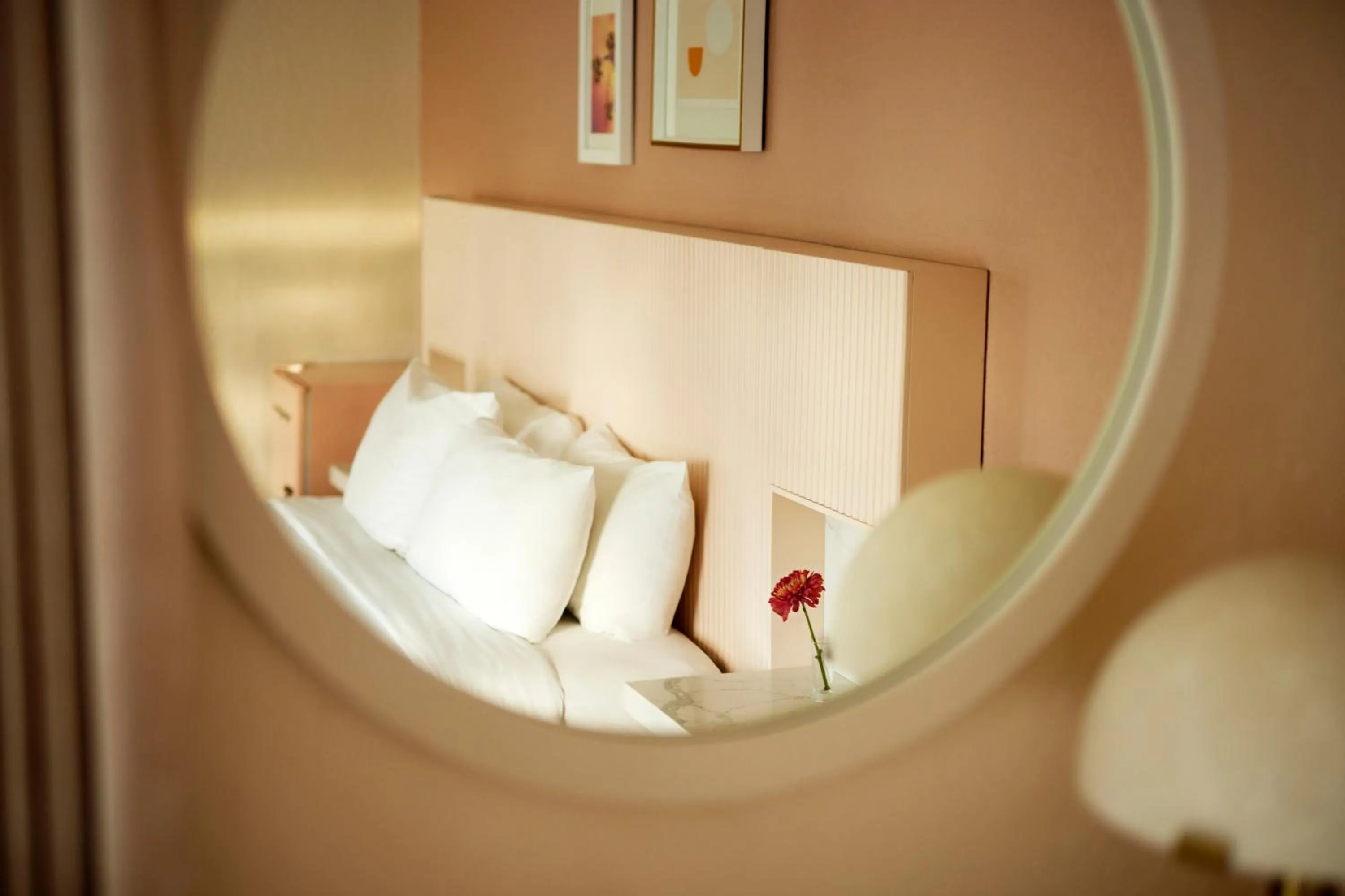 Bed in FOUND Hotels, Miami Beach, Series by Marriott