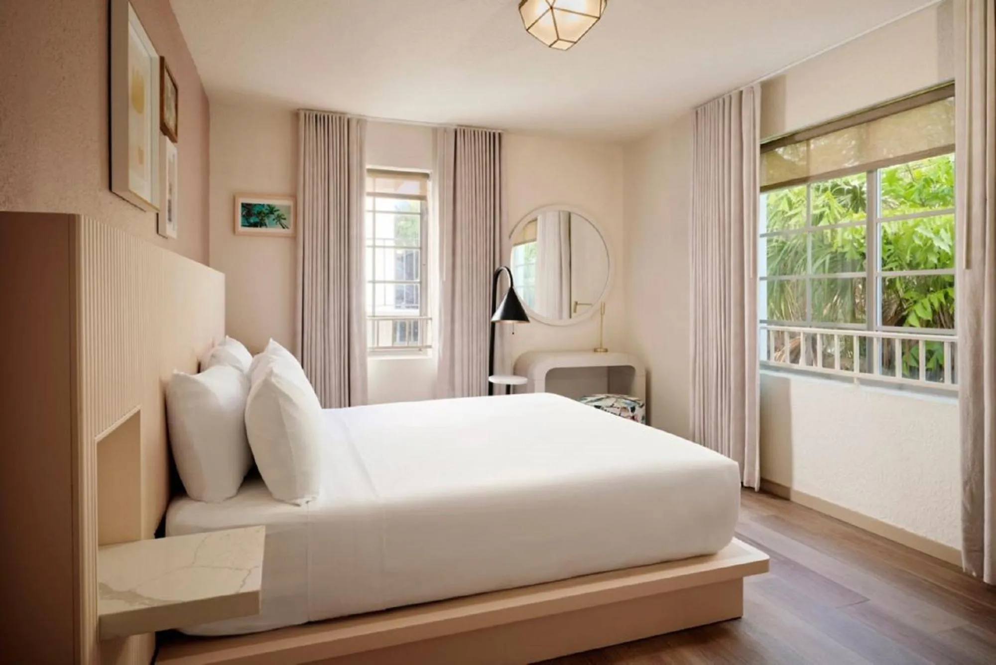 Bed in FOUND Hotel, Miami Beach, Series by Marriott