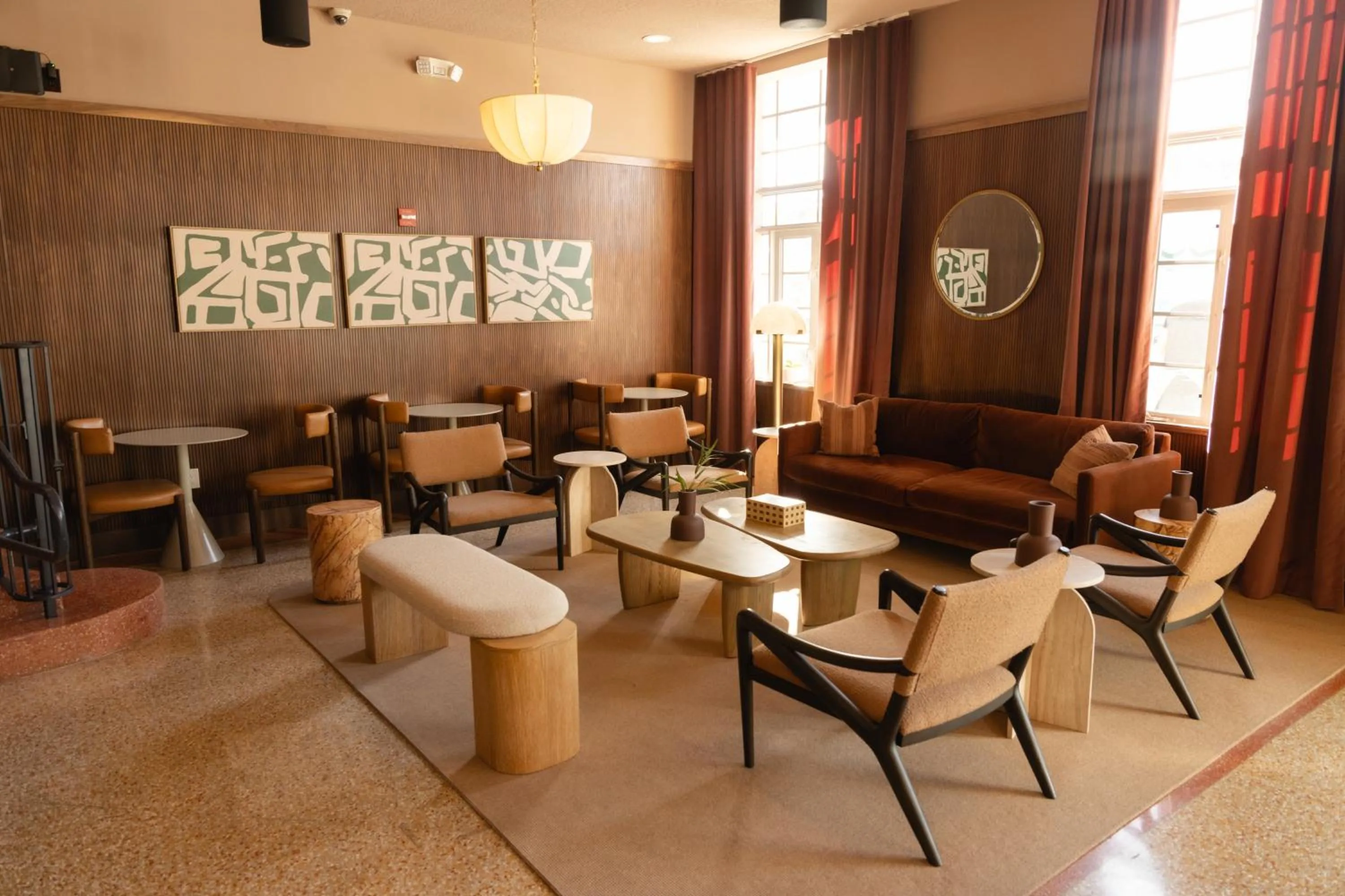 Seating area in FOUND Hotel, Miami Beach, Series by Marriott