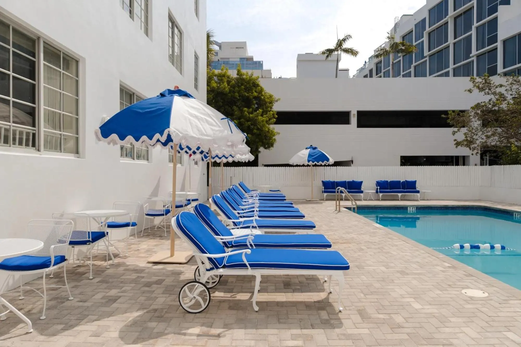 Swimming pool in FOUND Hotel, Miami Beach, Series by Marriott