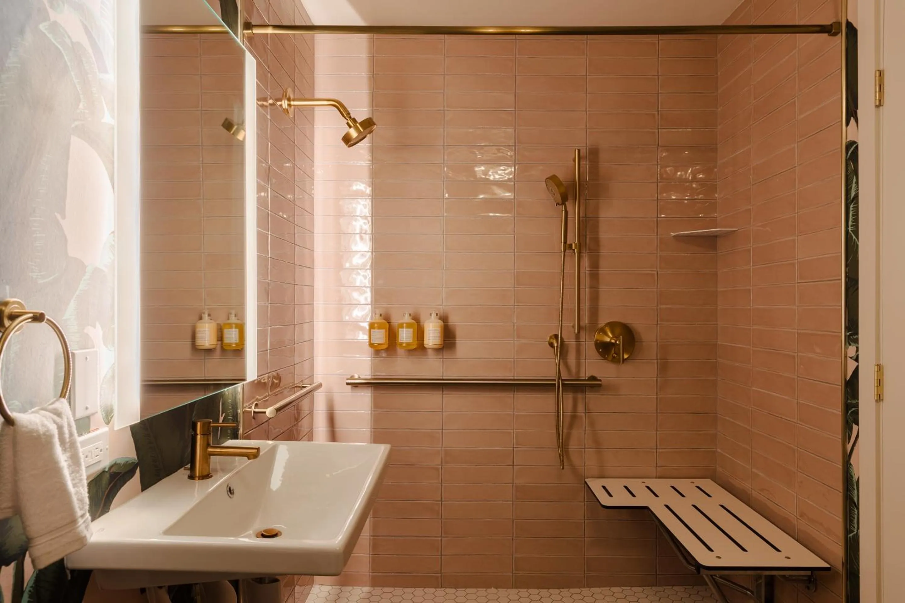 Shower in FOUND Hotel, Miami Beach, Series by Marriott