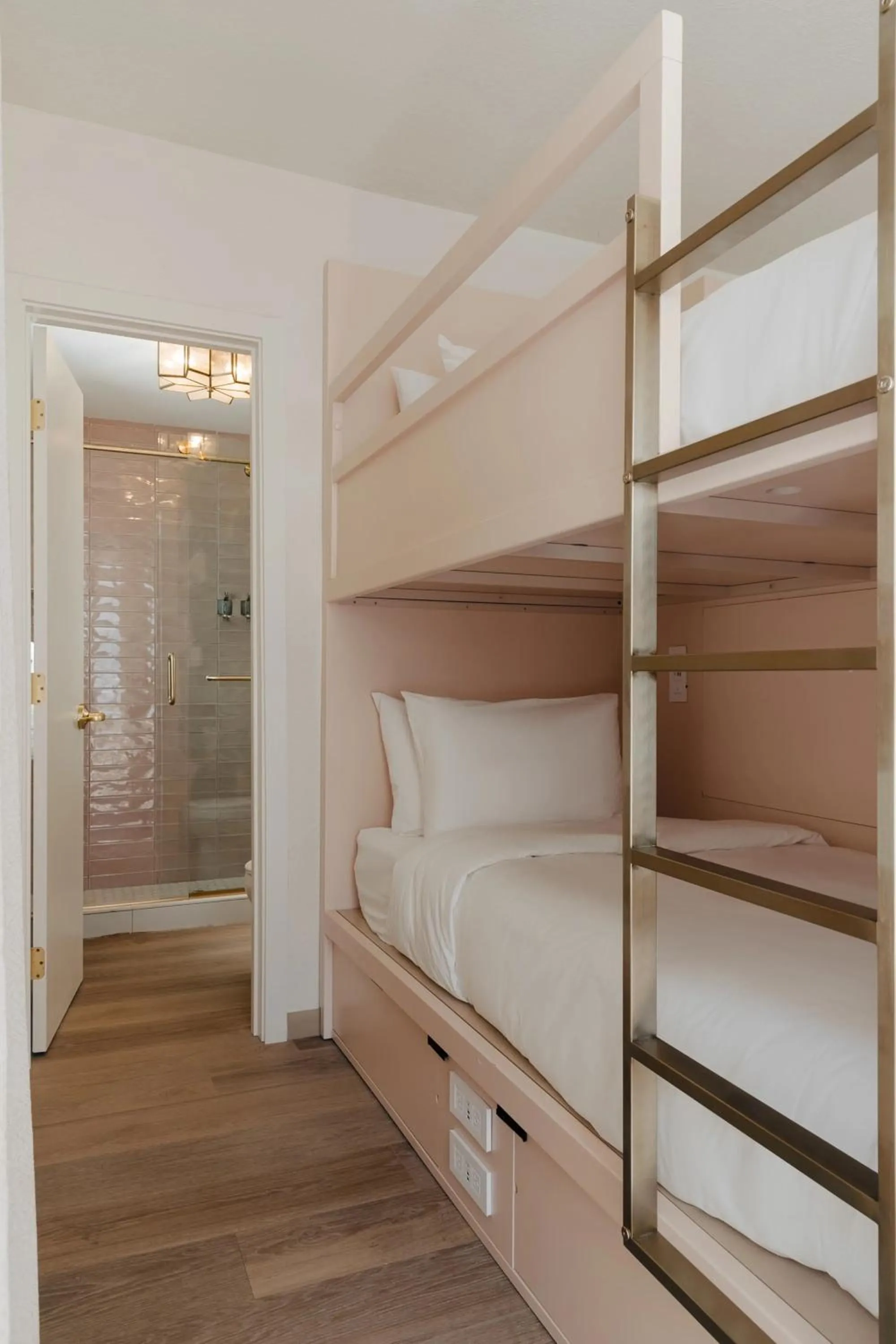 Bathroom, Bed in FOUND Hotel, Miami Beach, Series by Marriott